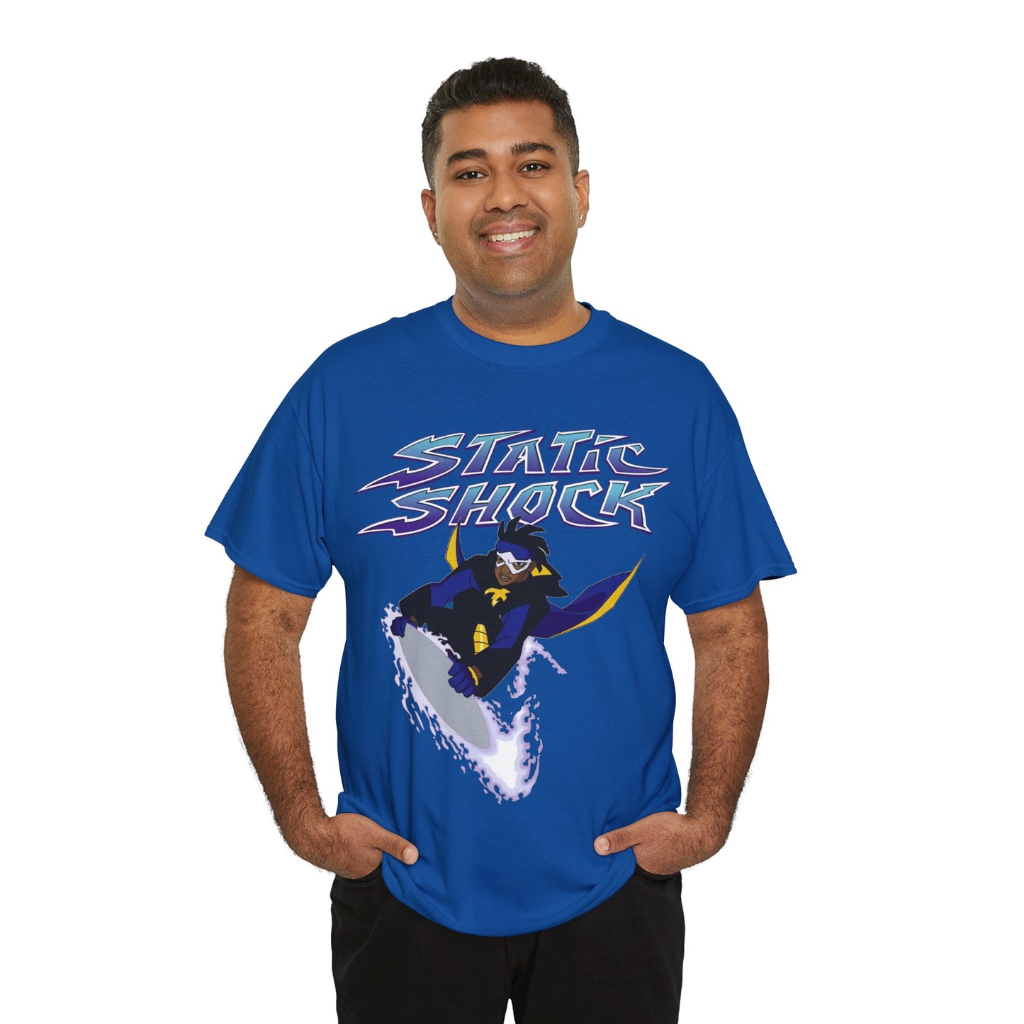 Static Shock T-Shirt - Milestone Comics - WB 1990s Animated Series - DC Comics - Virgil Hawkins