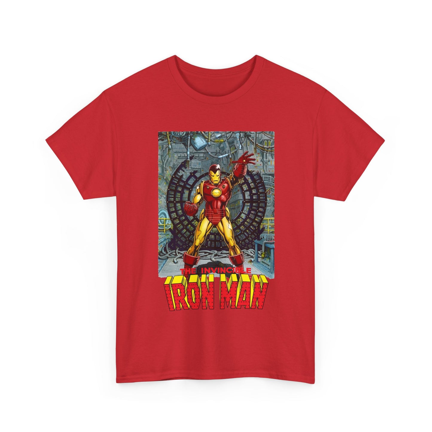 Iron Man T-Shirt - Bob Layton Art - Tony Stark Armor - Avengers Member & Leader - Marvel Comics