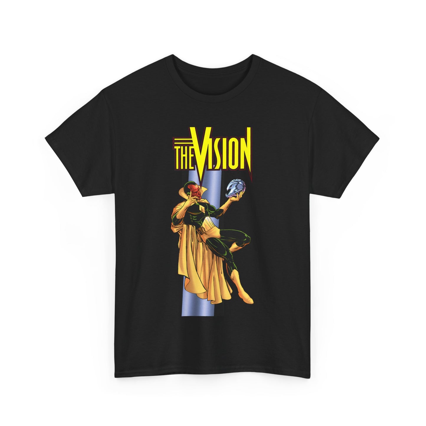 Vision T-Shirt - George Perez Art - Built by Ultron - Avengers Member - Marvel Comics