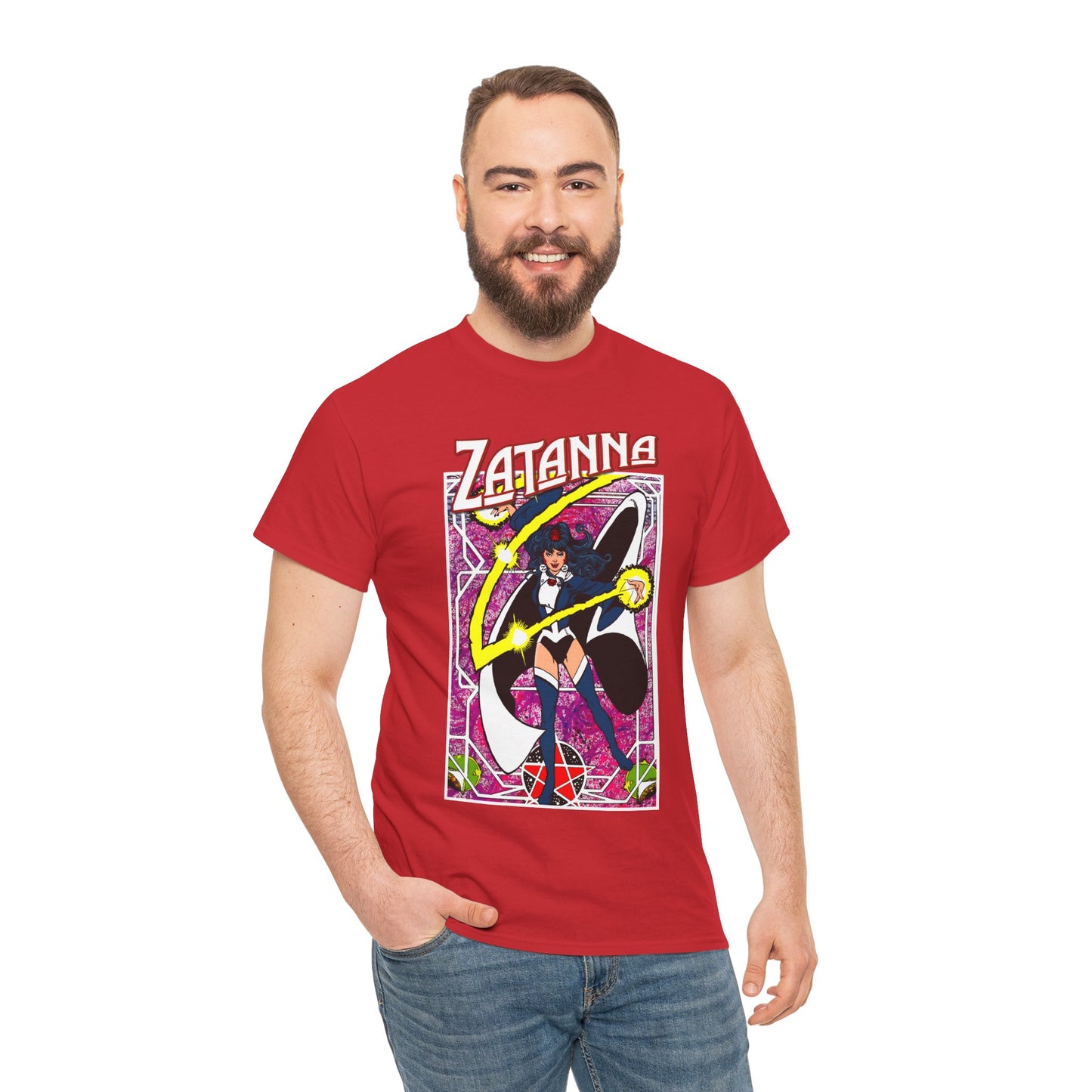 Zatanna T-Shirt - George Perez Postcard Art - Justice League Magic Member - JLA Satellite Era - DC Comics