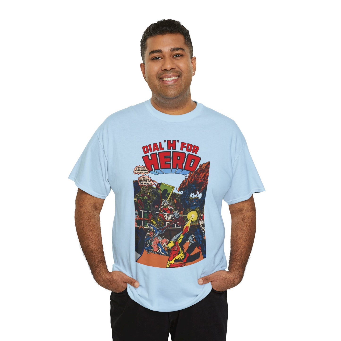 Dial "H" For Hero T-Shirt - George Perez Art - Chris King and Vicki Grant - Adventure Comics Series - DC Comics