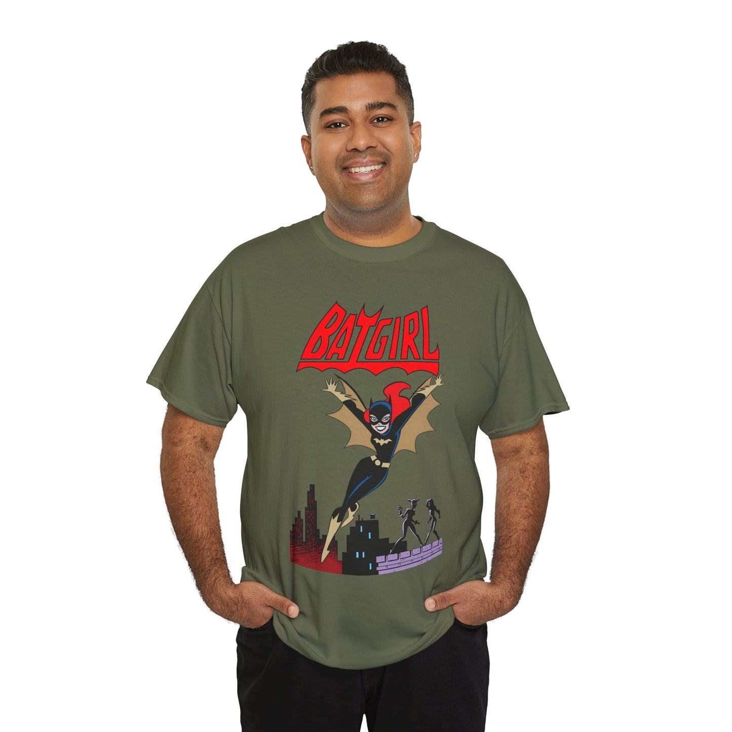 Batgirl T-Shirt - Bruce Timm Art - Batman Animated Series 1990s - Gotham City, Batman, Barbara Gordon - WB Cartoon - DC Comics
