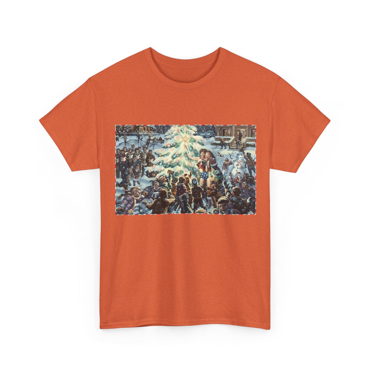 Wonder Woman Christmas T-Shirt - Steve Rude Art - DC Comics