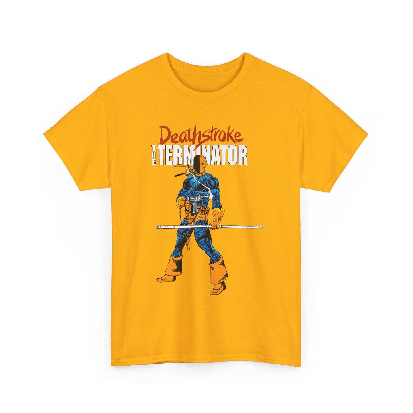 Deathstroke T-Shirt - George Perez Art - New Teen Titans Foe & Mercenary - Slade Wilson, Father of Jericho and Ravager - DC Comics - The Terminator