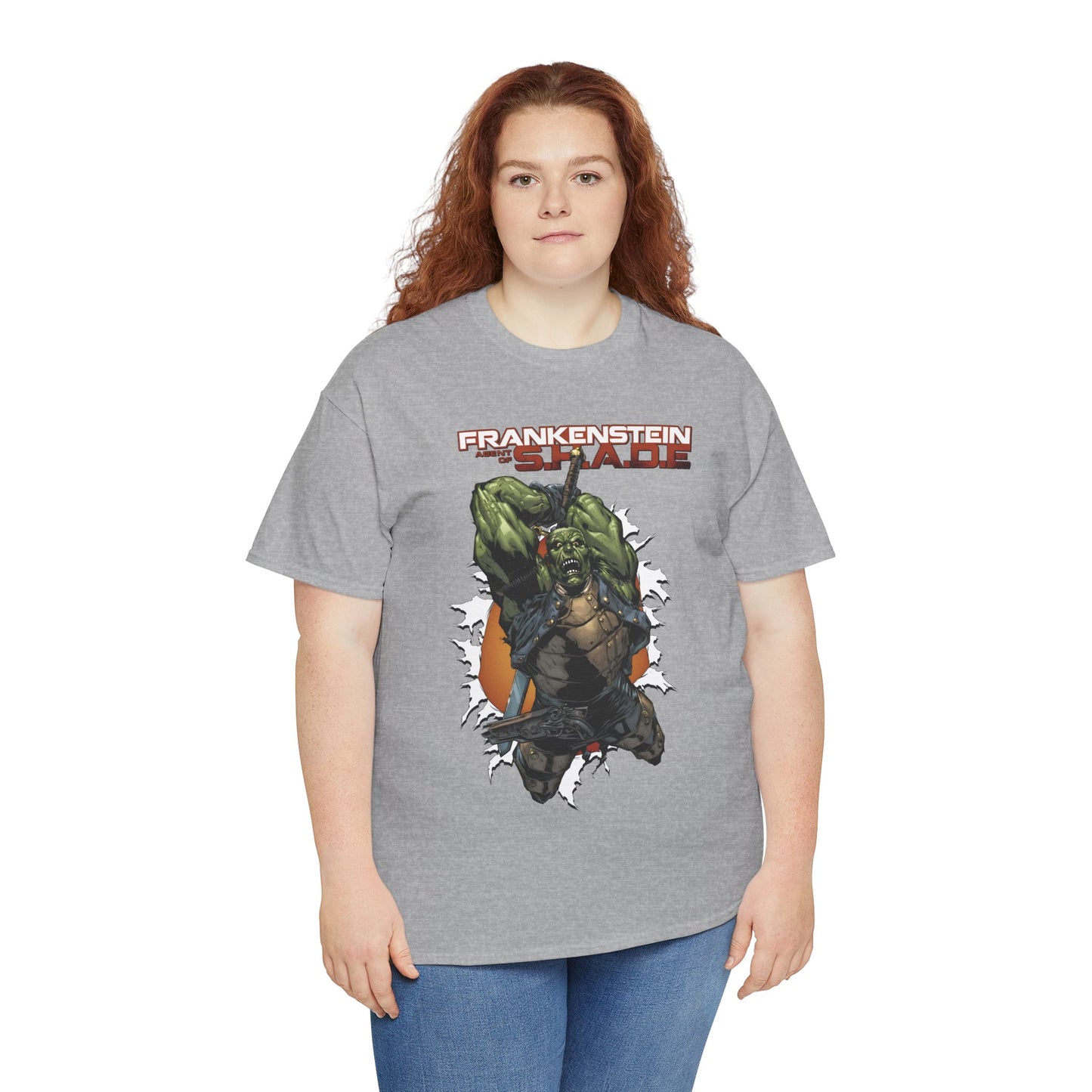Frankenstein, Agent of SHADE T-Shirt - Alberto Ponticelli Art - New 52 Series - DC Comics