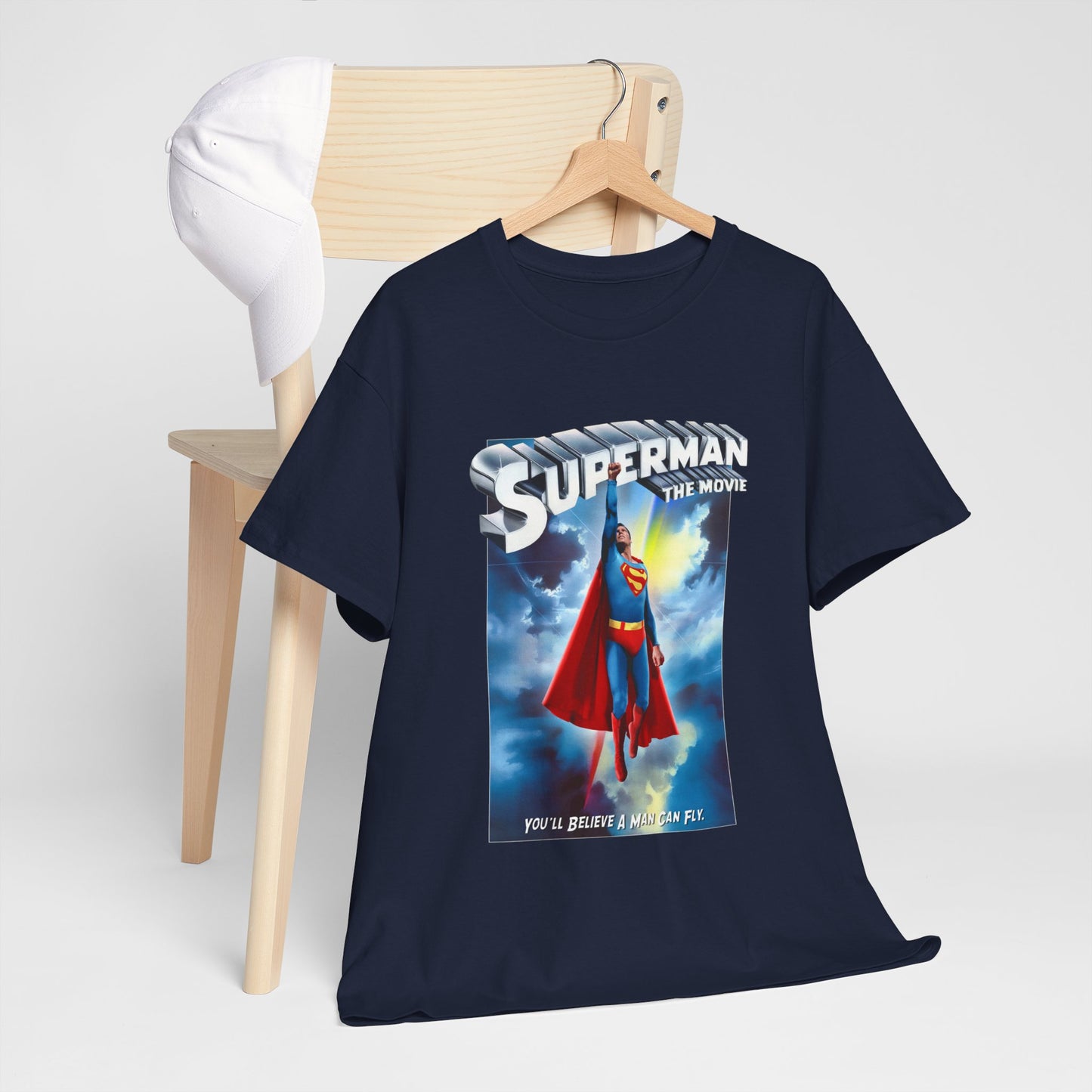 Superman The Movie T-Shirt - DC Comics - Man of Steel - Christopher Reeve 1978
