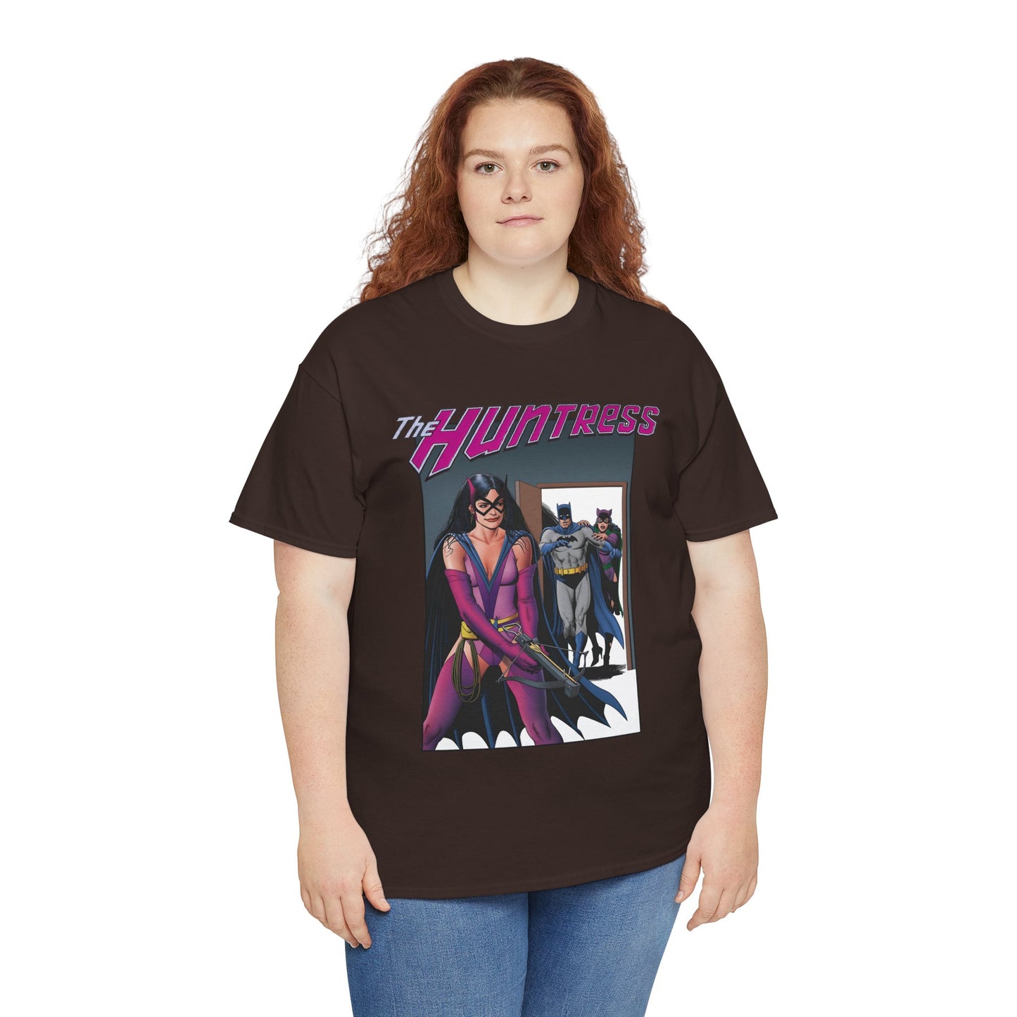 Huntress Shirt - Brian Bolland Art - Helena Wayne, Batman and Catwoman's Daughter - JSA Member, Earth 2 - DC Comics