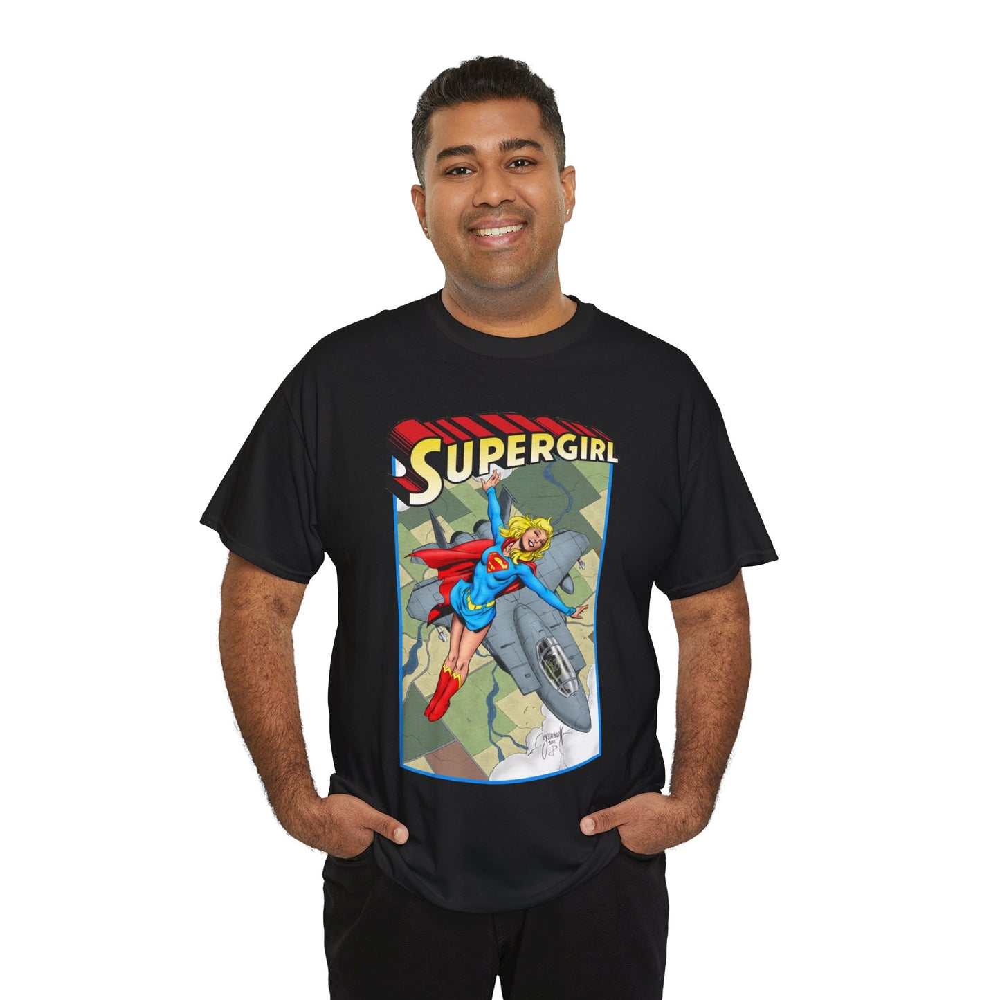 Supergirl T-Shirt - Tom Grummett Art - Kara from Argo City, Superman's Cousin - The Maid of Might - DC Comics