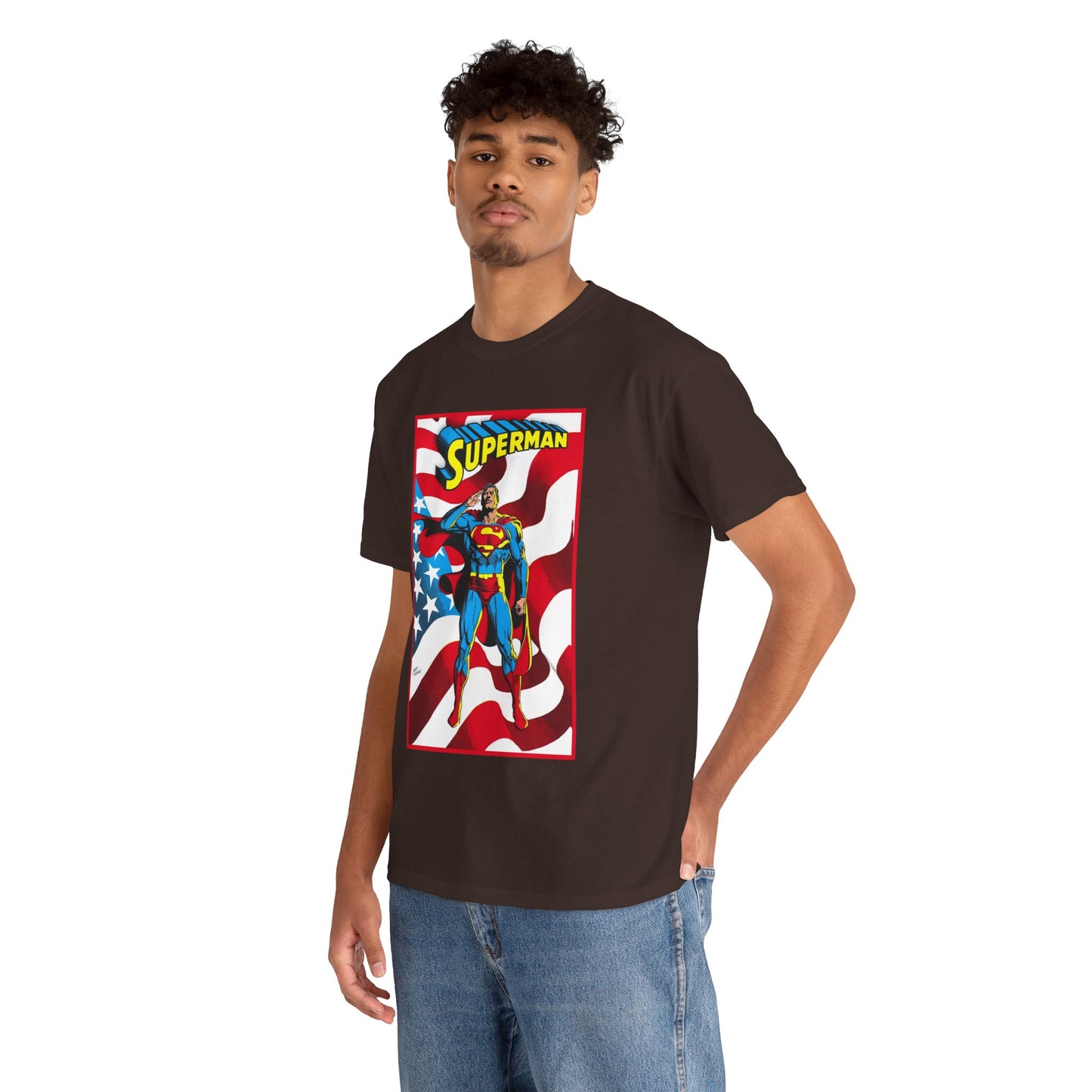 Superman T-Shirt - Jerry Ordway Art - Man of Steel, Metropolis - DC Comics