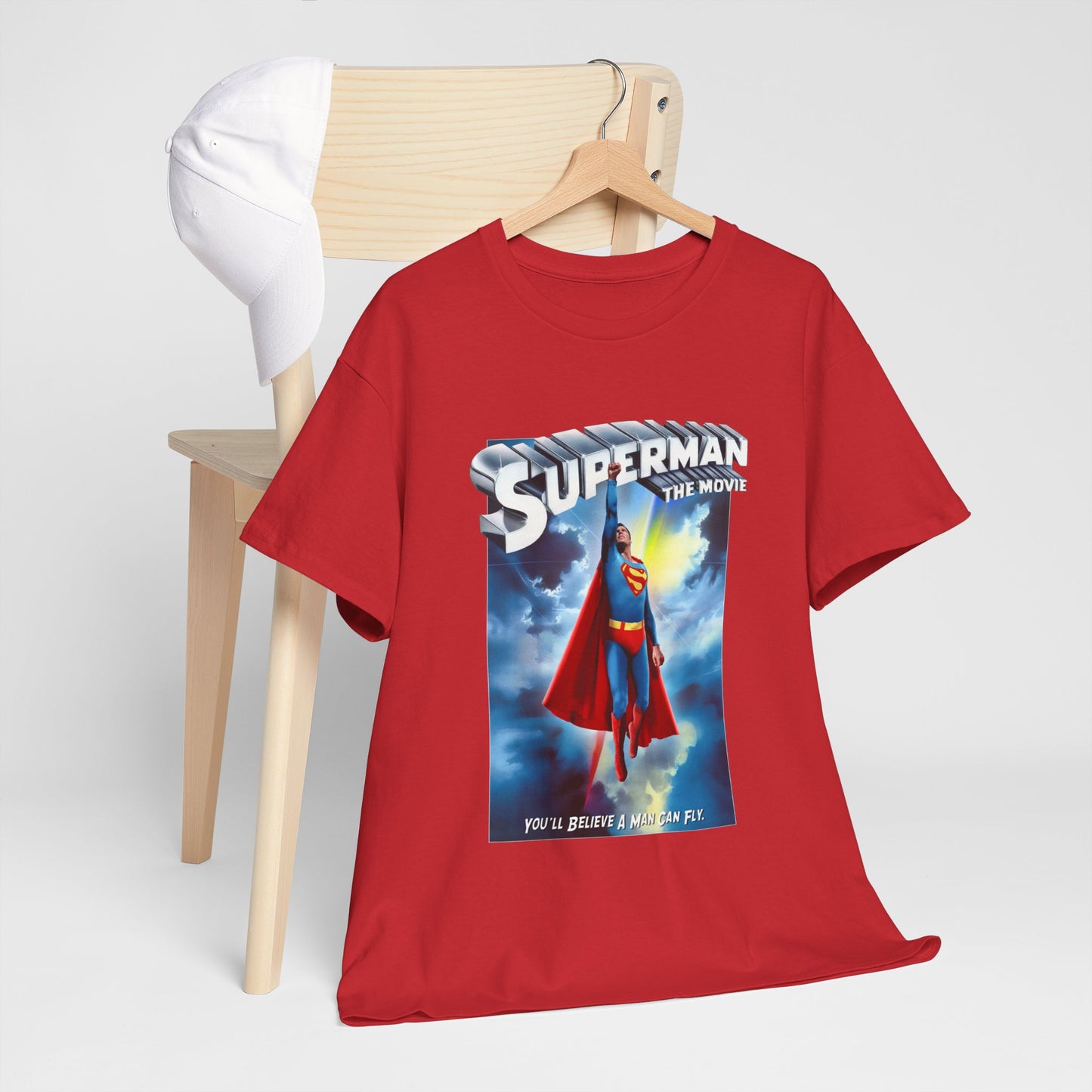 Superman The Movie T-Shirt - DC Comics - Man of Steel - Christopher Reeve 1978