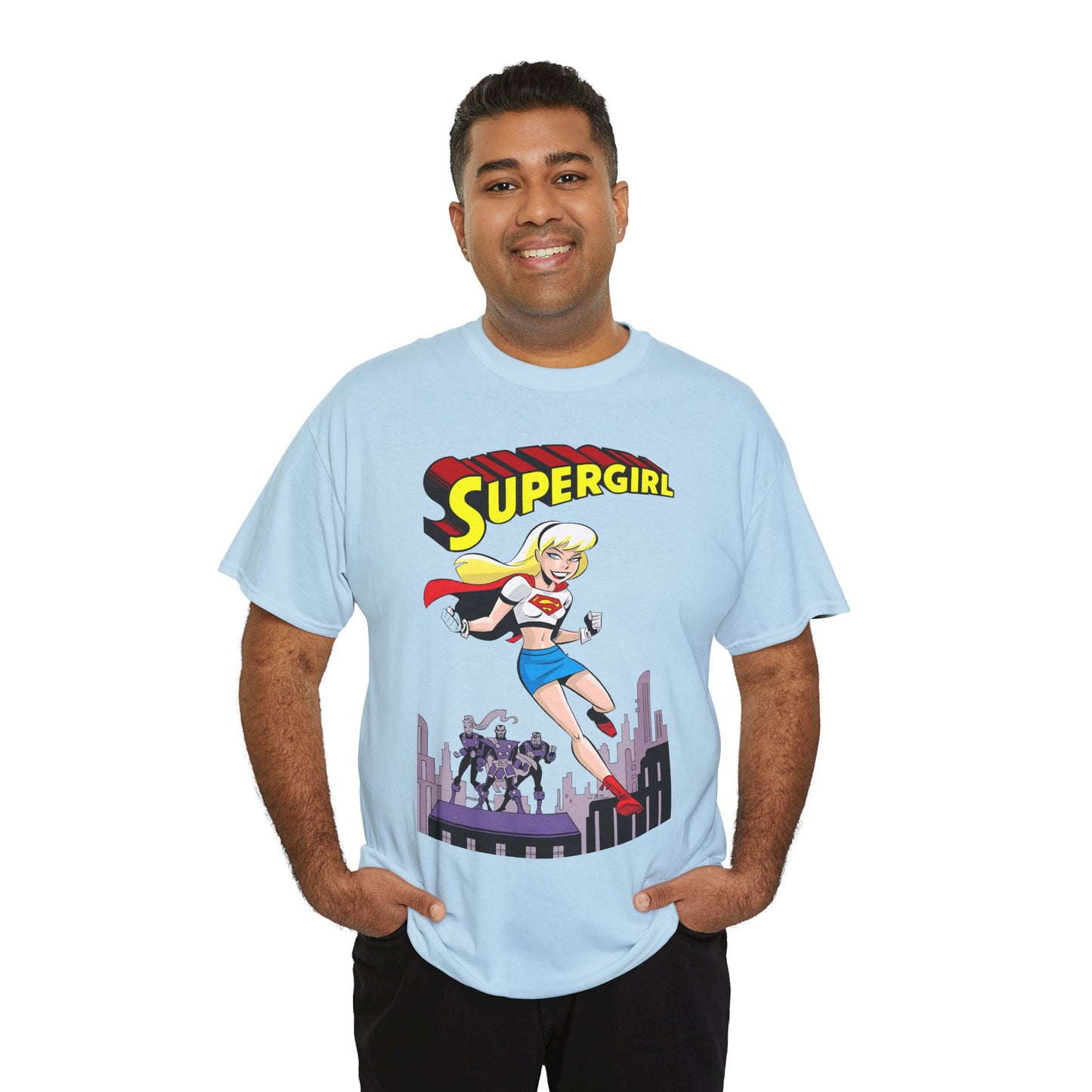 Supergirl T-Shirt - Bruce Timm Art - DC Comics Animated Series 1990s - Kara, Superman's Cousin
