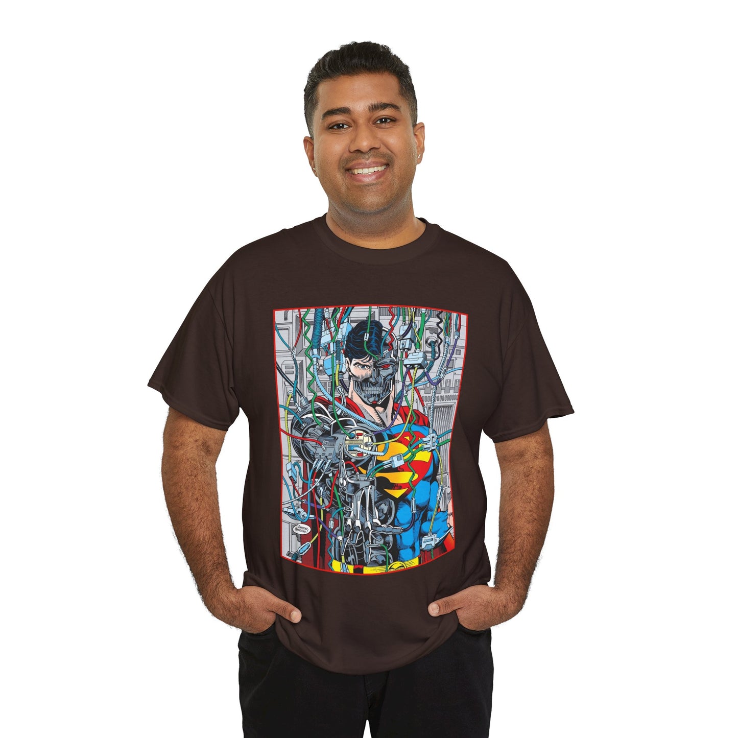 Cyborg Superman T-Shirt - DC Comics - Dan Jurgens Art - Reign of the Supermen - Popular 90s Story