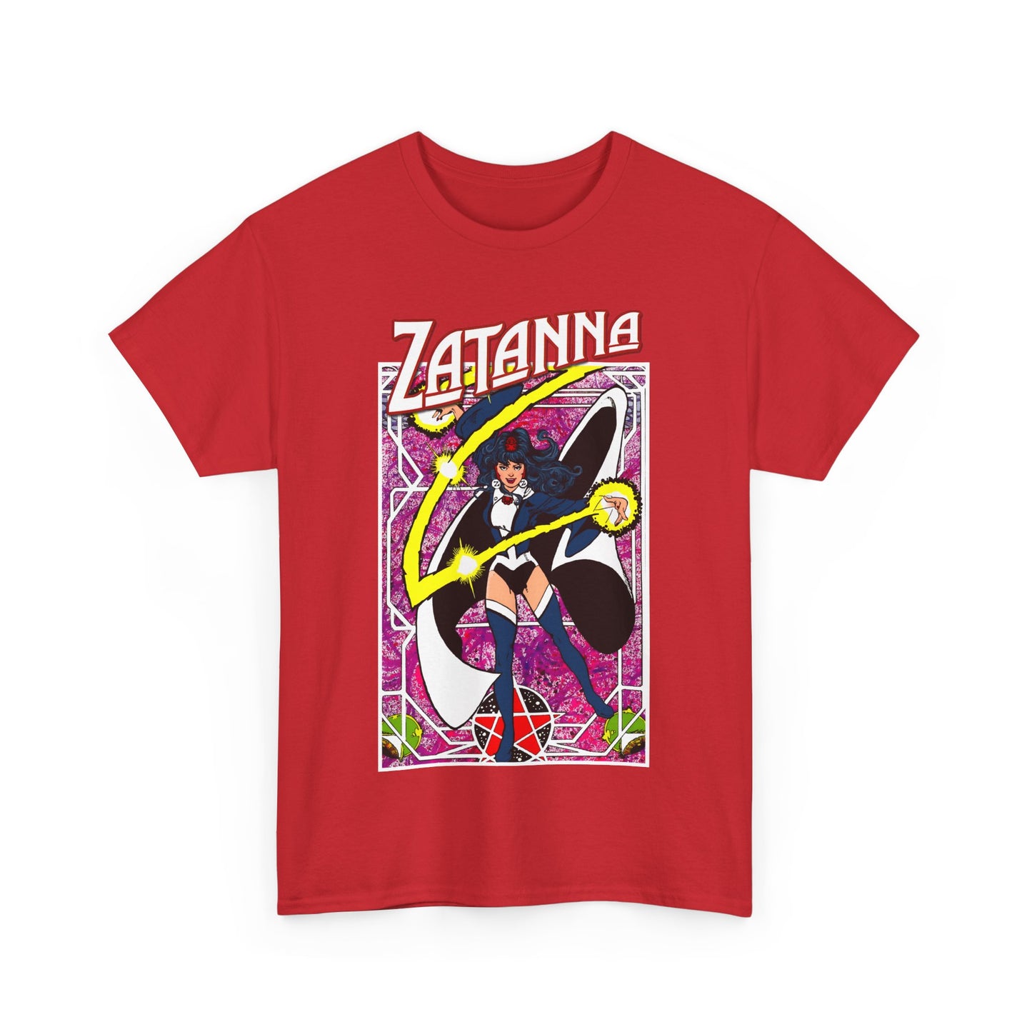 Zatanna T-Shirt - George Perez Postcard Art - Justice League Magic Member - JLA Satellite Era - DC Comics