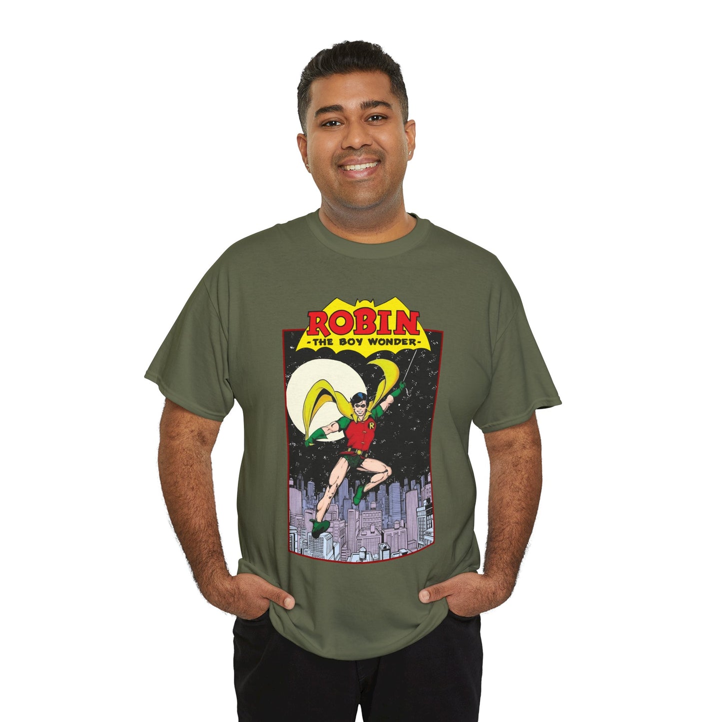 Robin the Boy Wonder T-Shirt - George Perez Art - New Teen Titans Member & Leader - DC Comics