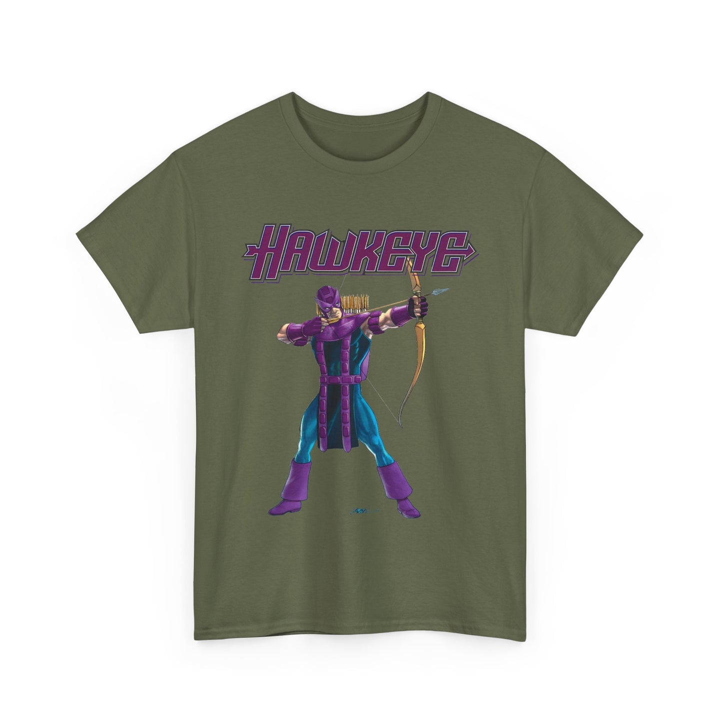 Hawkeye T-Shirt - George Perez Art - Avengers Member/Leader - Clint Barton - Popular Marvel Comics Character