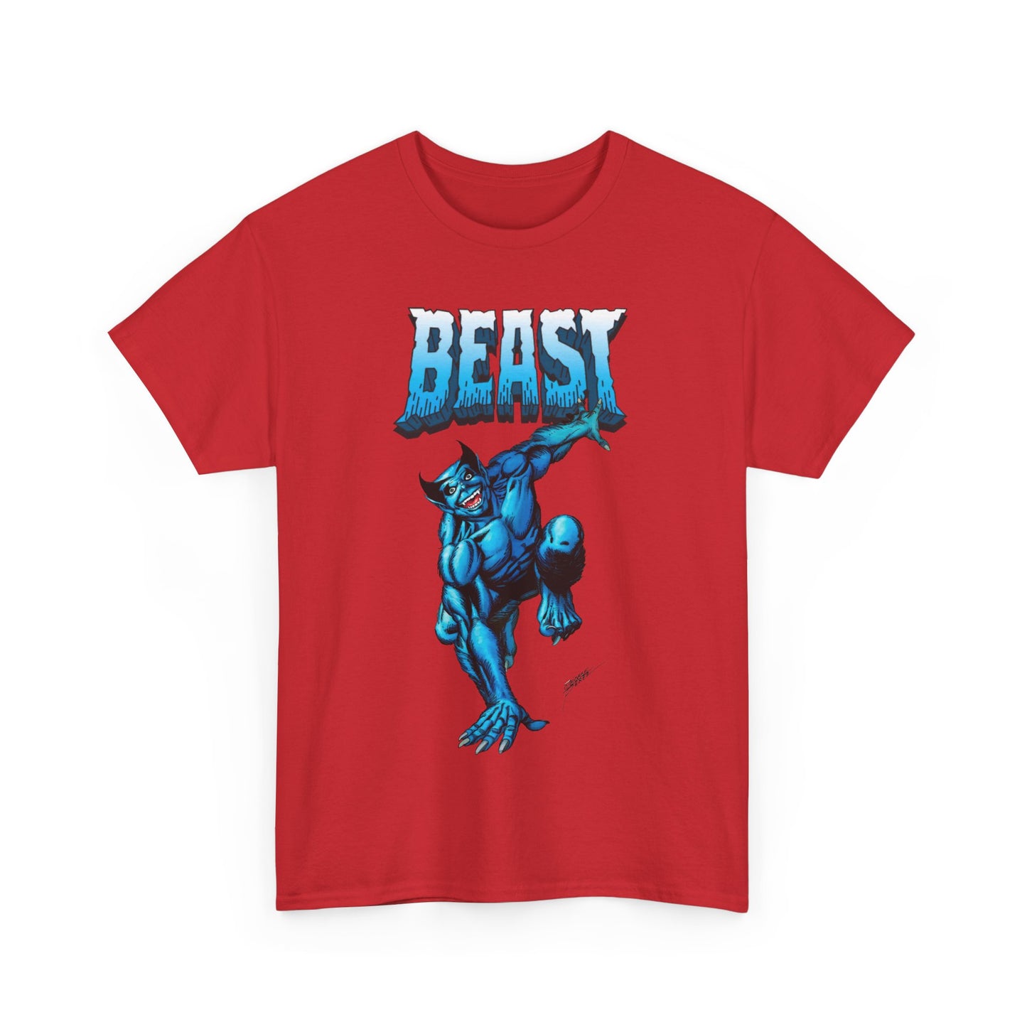 Beast T-Shirt - George Perez Art - Avengers, X-Men Member - Hank McCoy - Marvel Comics