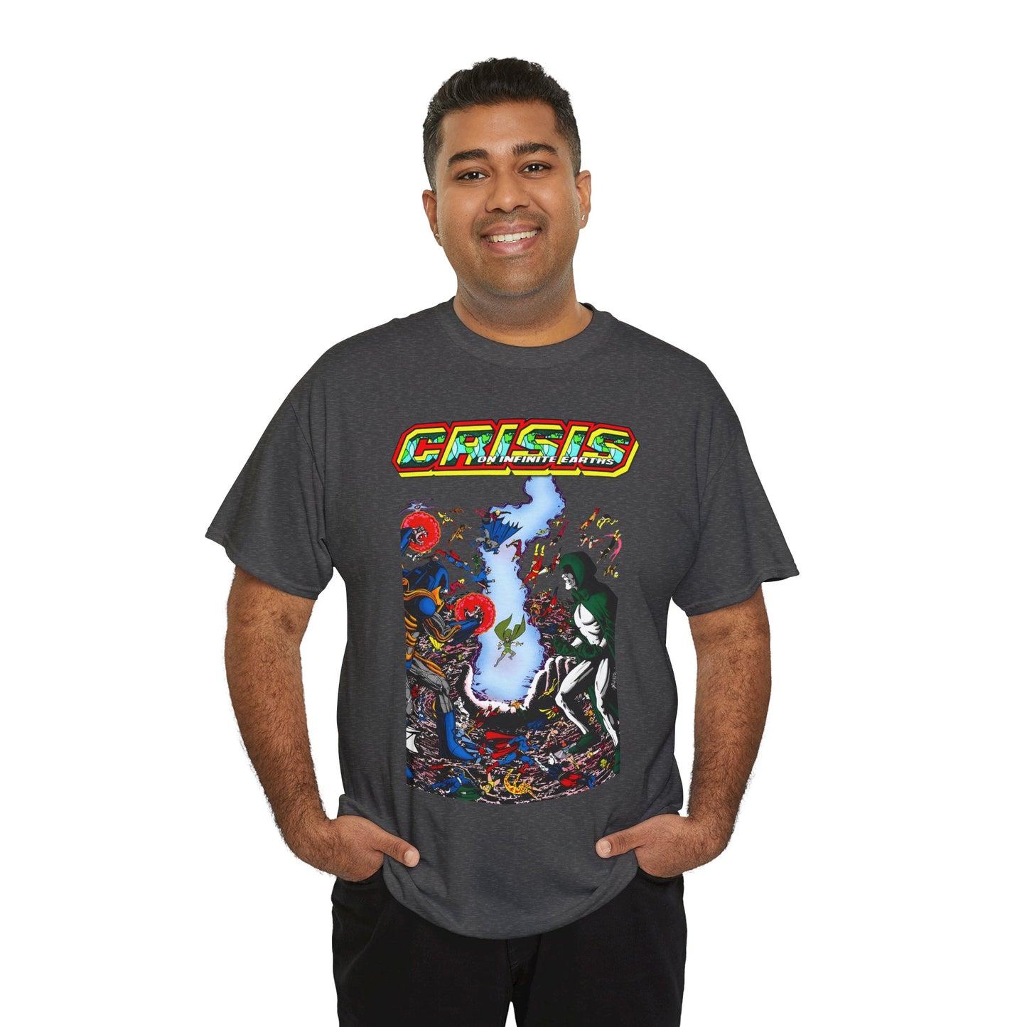 Crisis on Infinite Earths T-Shirt - George Perez Art - #10 Cover - Spectre Vs Anti-Monitor - DC Comics