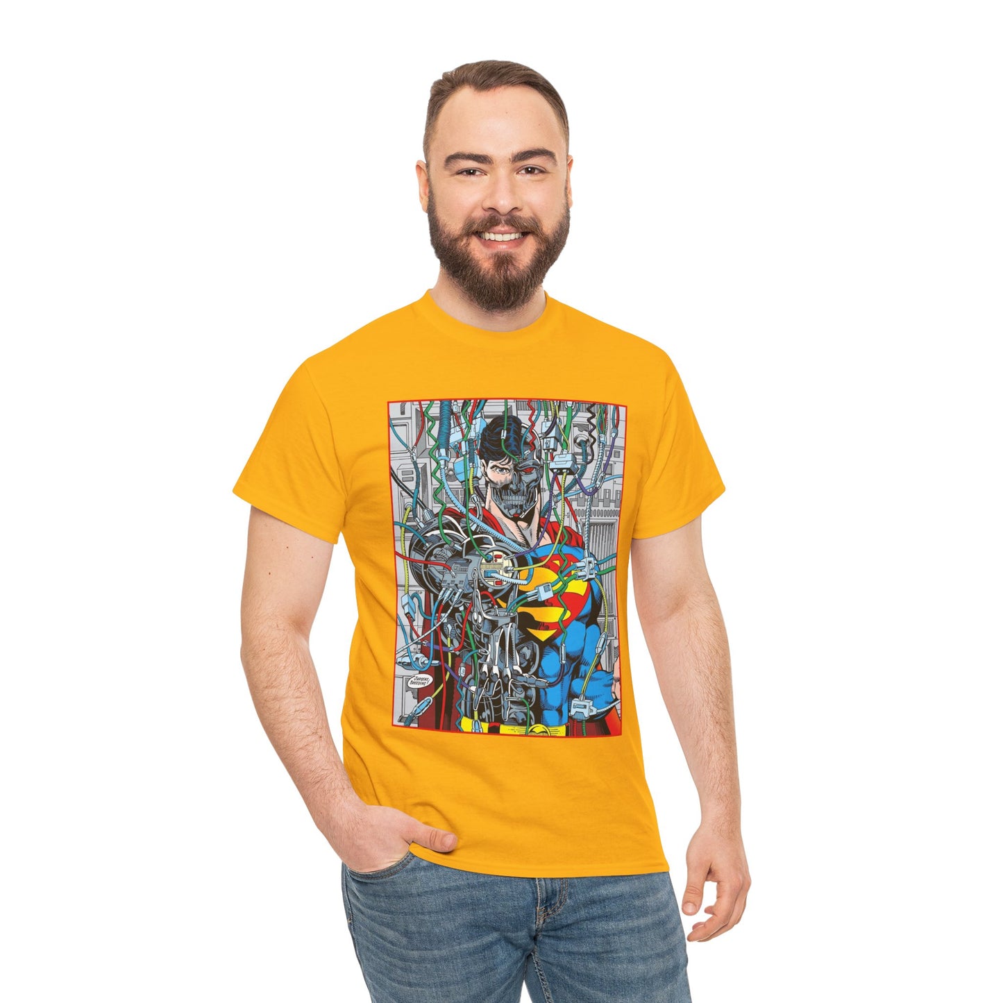 Cyborg Superman T-Shirt - DC Comics - Dan Jurgens Art - Reign of the Supermen - Popular 90s Story