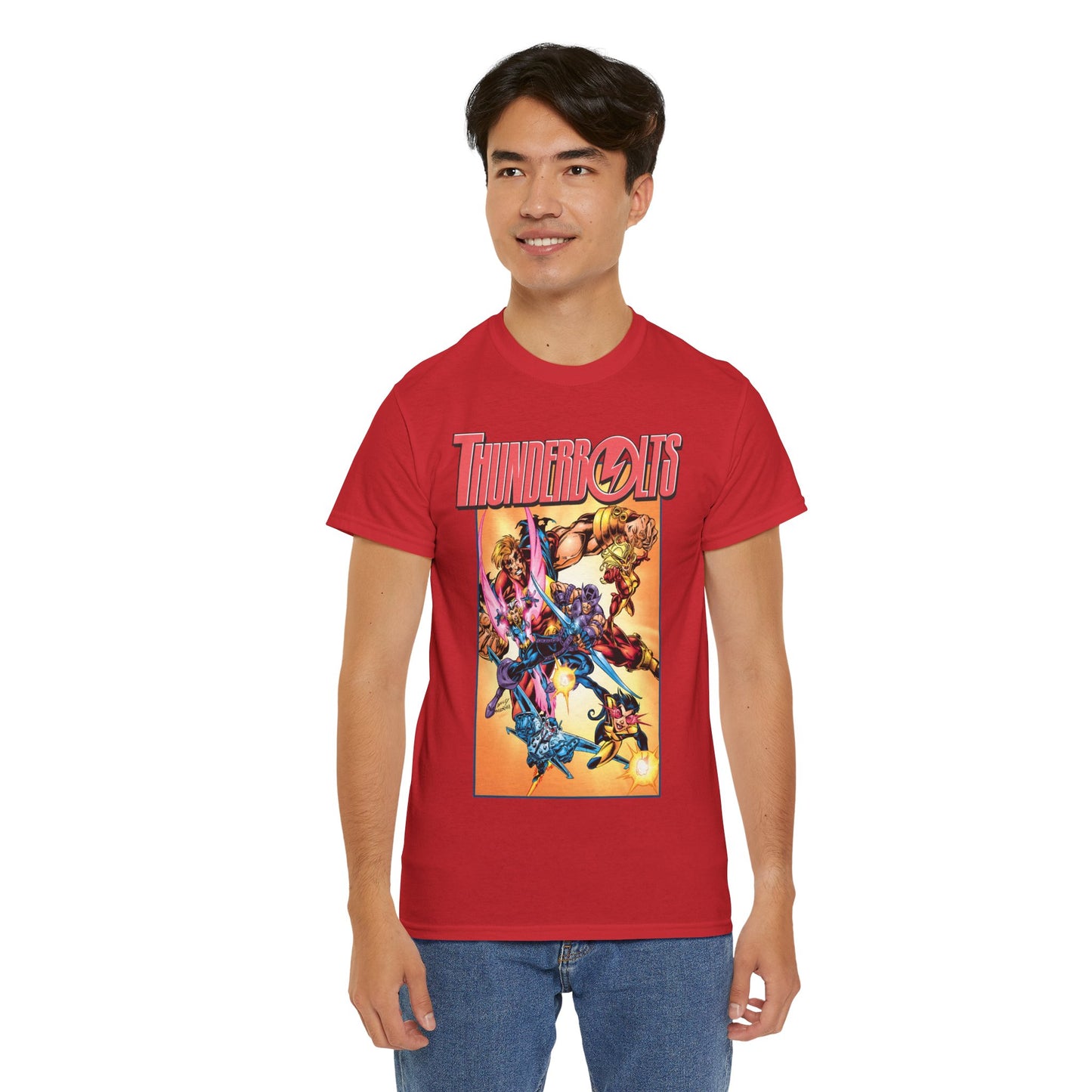 Thunderbolts T-Shirt - Mark Bagley Art - Hawkeye, Songbird - Marvel Comics - Avengers Connection