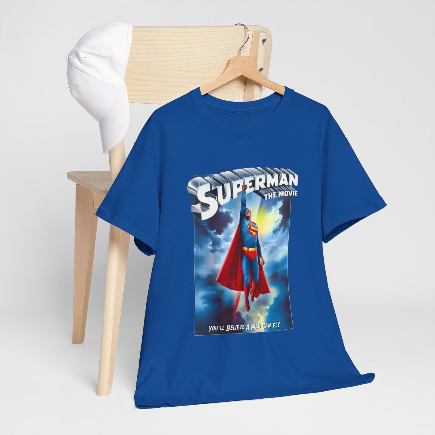 Superman The Movie T-Shirt - DC Comics - Man of Steel - Christopher Reeve 1978