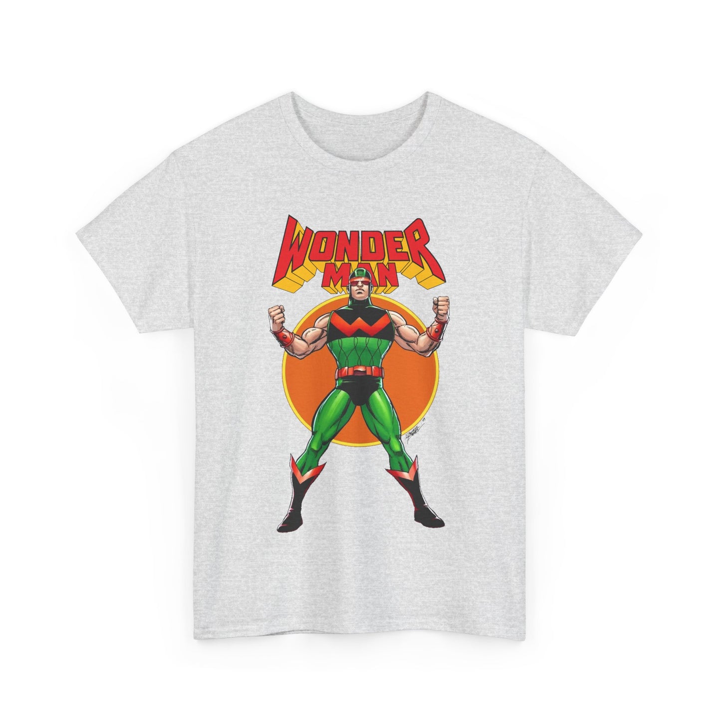 Wonder Man T-Shirt - Classic George Perez Art - Simon Williams, Avengers Member - Popular Marvel Comics Character