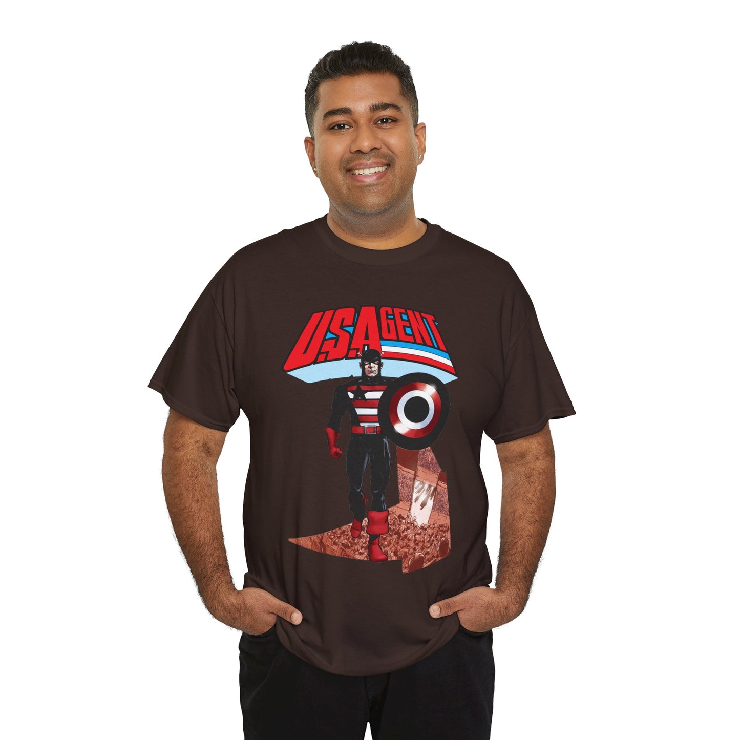 US Agent T-Shirt - Phil Jimenez Art - John Walker - Captain America Character - Marvel Comics