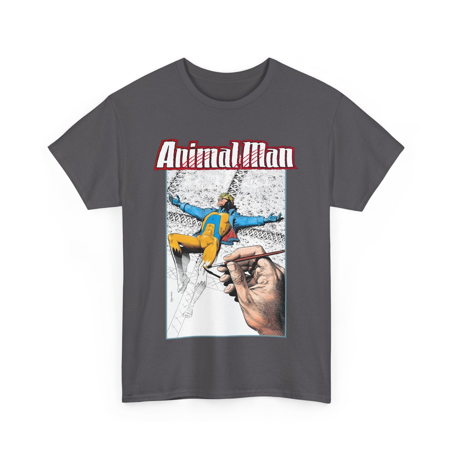 Animal Man T-Shirt - Brian Bolland Art - Buddy Baker - DC Comics, Vertigo Comics 1980s Series - Grant Morrison Stories