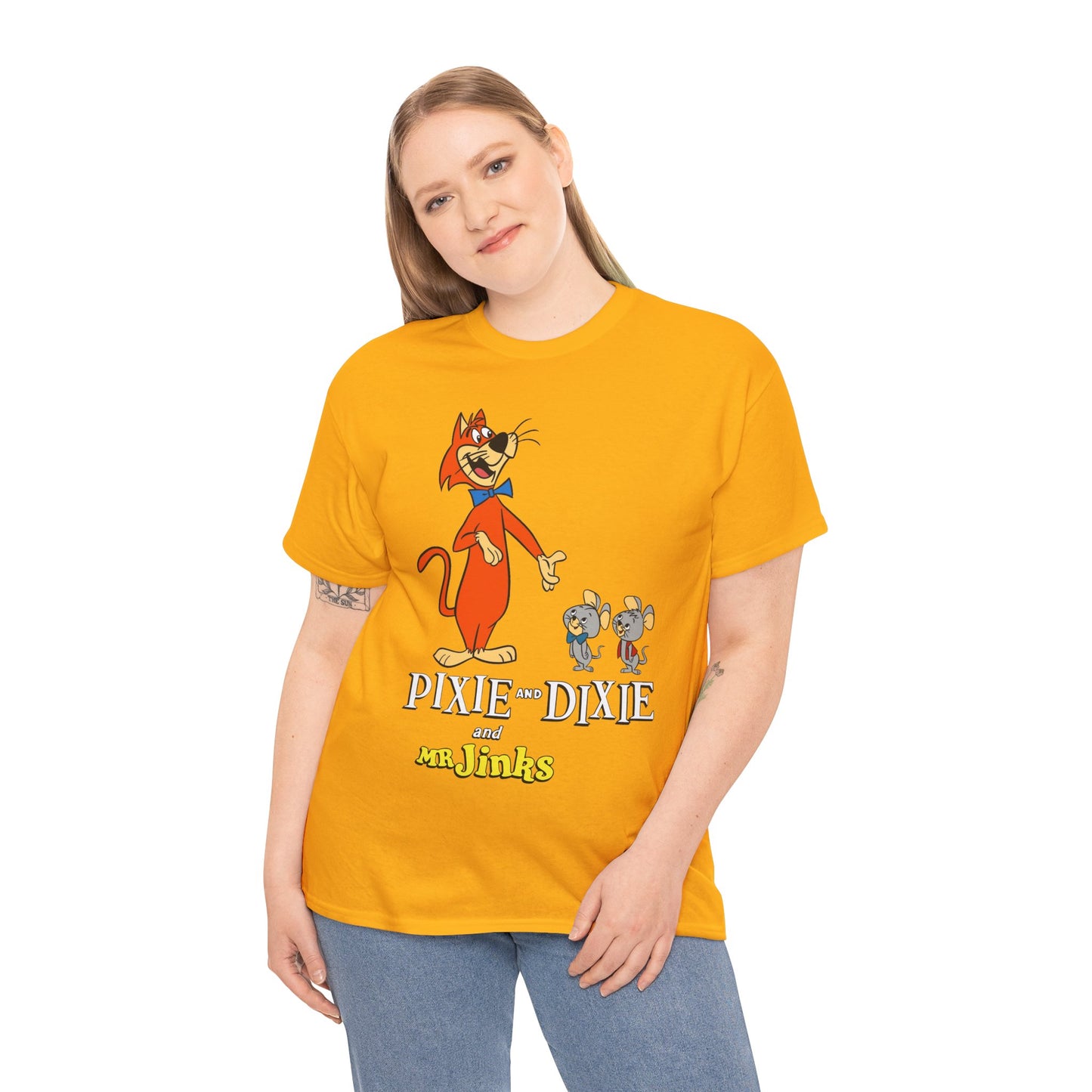 Pixie & Dixie & Mr Jinks T-Shirt - Classic Hanna-Barbera Saturday Morning Cartoon - I Hate Meeces to Pieces!