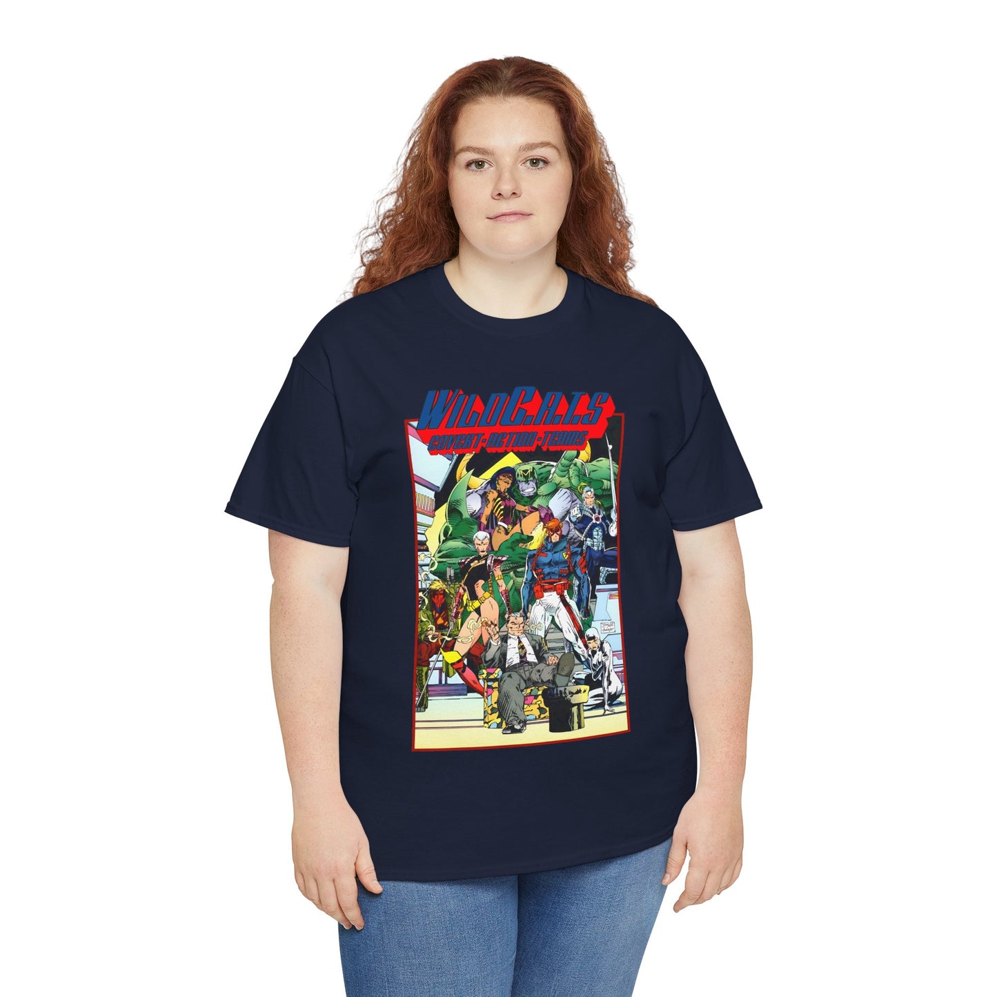 Wildcats Shirt - Jim Lee Art - Warblade, Maul, Voodoo, Grifter, Zealot, Emp, Void - Image Comics/Wildstorm/DC Comics