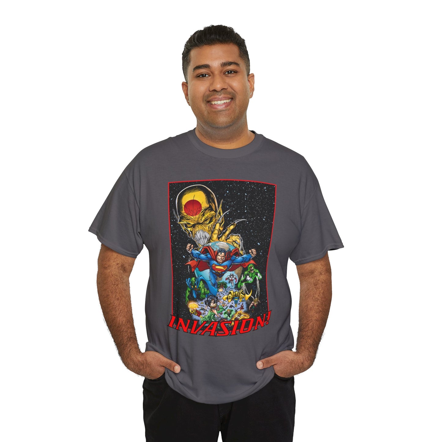 Invasion T-Shirt - Bart Sears Art - DC Comics