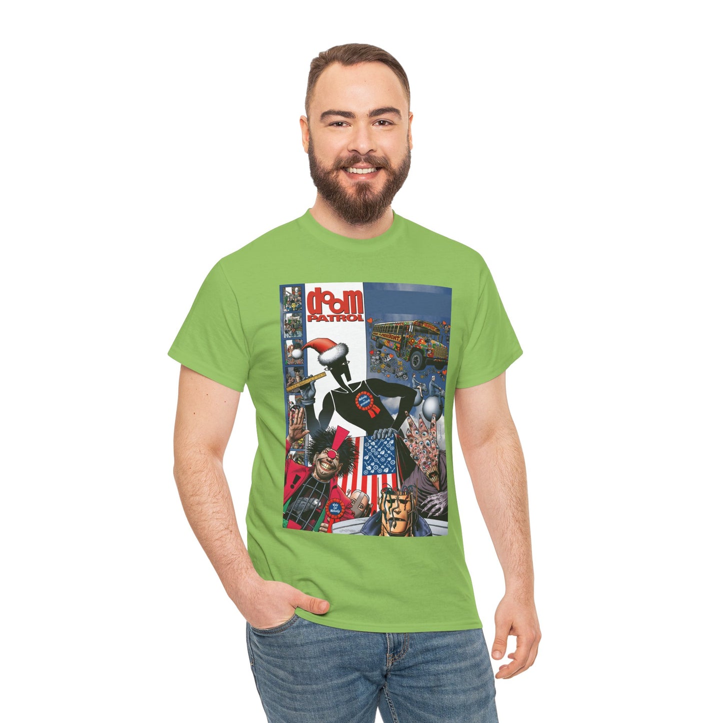 Doom Patrol T-Shirt - Brian Bolland Art - Mr Nobody For President - DC Comics/Vertigo Cover Artwork