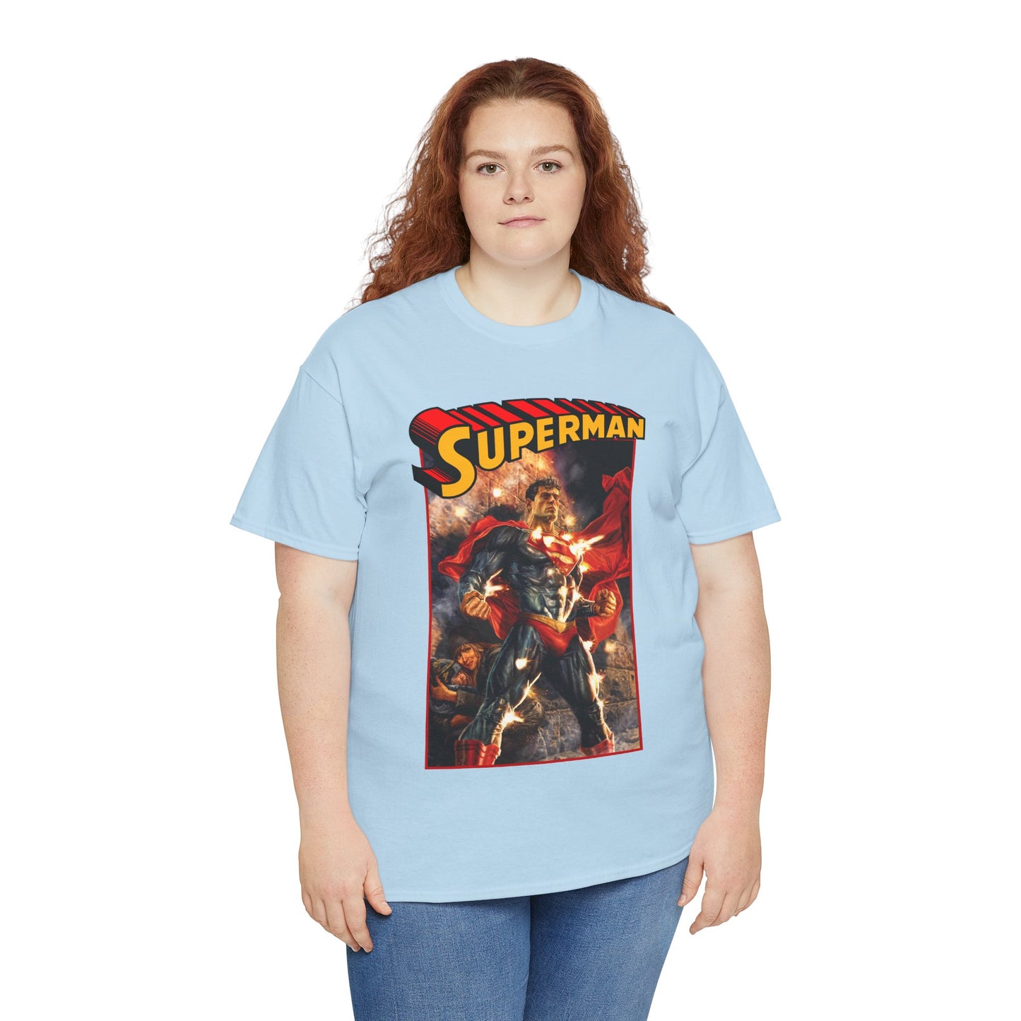 Superman T-Shirt - Lee Bermejo Art - Action Comics Variant Cover - Man of Steel, Metropolis - DC Comics
