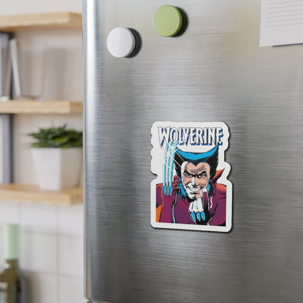 Wolverine Die-Cut Magnet - Frank Miller Art - 1982 Mini-Series - Marvel Comics - 3", 4", 5", 6"