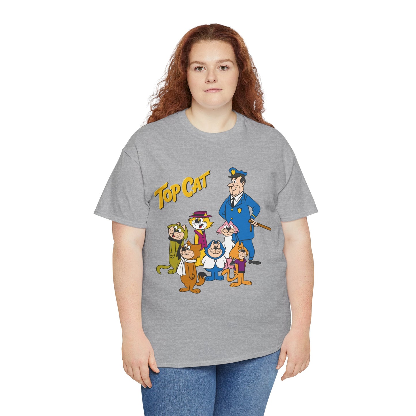 Top Cat & His Gang T-Shirt - Popular Hanna-Barbera 1960s TV Cartoon - Brain, Spook, Benny the Ball