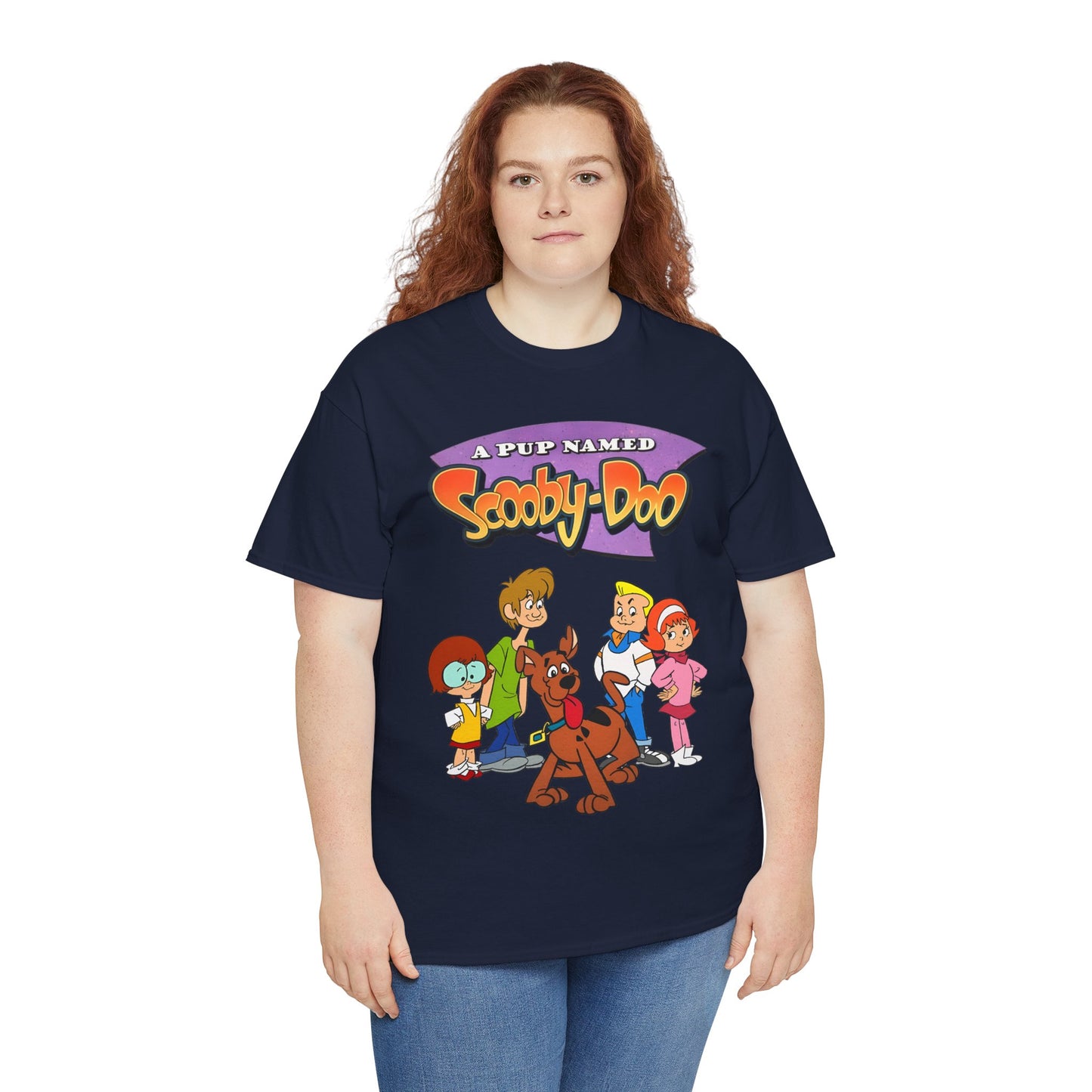 A Pup Named Scooby-Doo T-Shirt - Hanna-Barbera Cartoon TV Series 1990s - Fred, Daphne, Velma, Shaggy