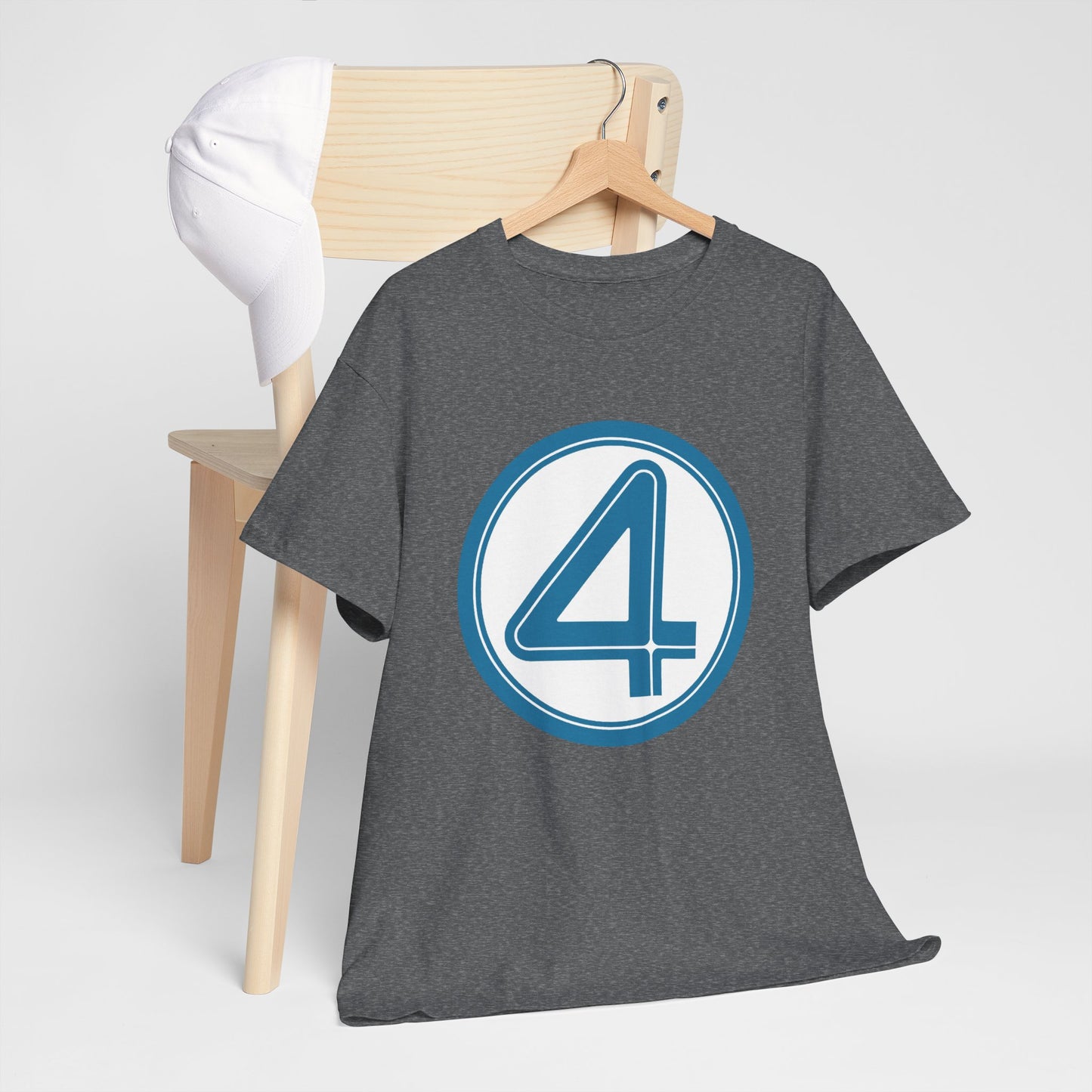 Fantastic Four Logo T-Shirt - New Marvel Movie 2025 - MCU - Pedro Pascal - 4 - Marvel Comics - Reed Richards