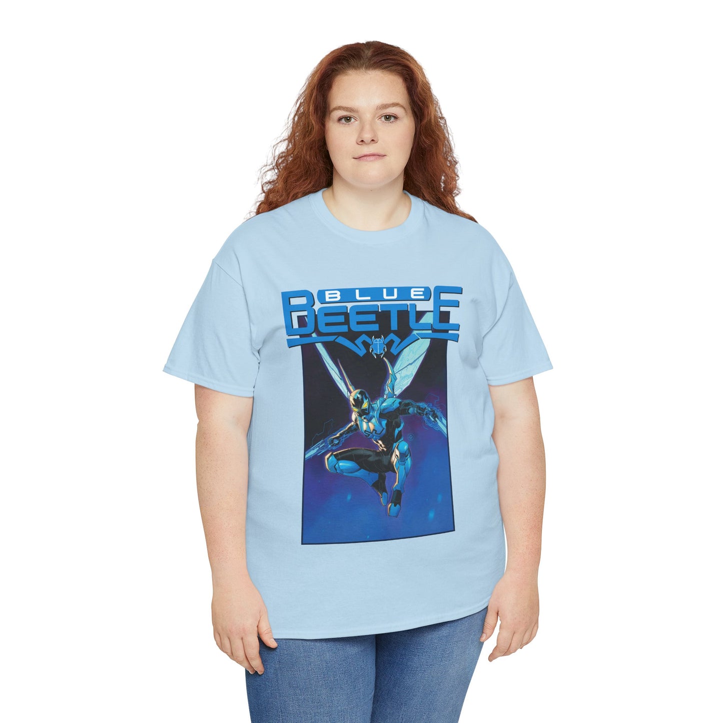 Blue Beetle T-Shirt - Dan Mora Art - DC Comics Character - Jaime Reyes