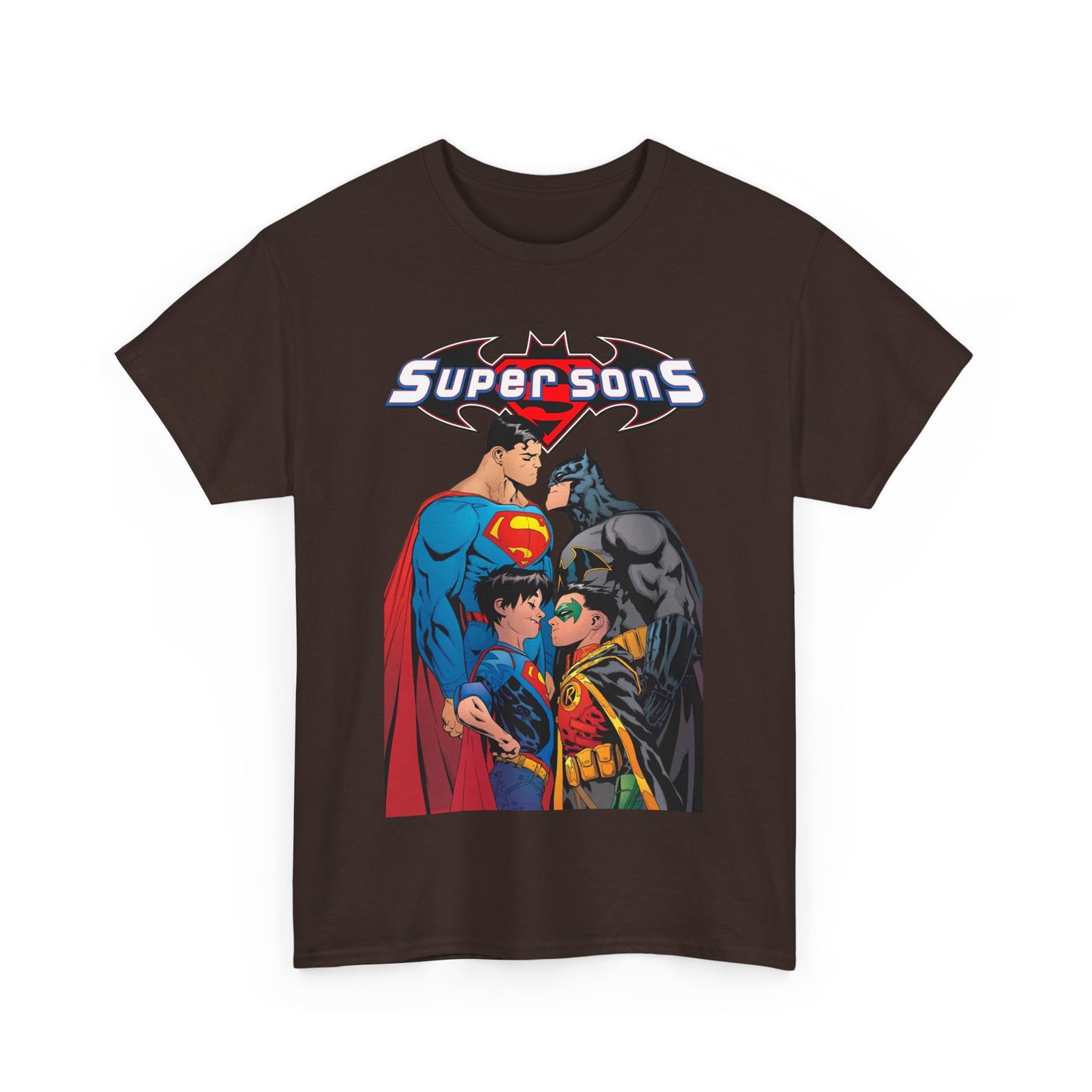 Super Sons T-Shirt - Jorge Jimenez Art - Superman, Batman, Jon Kent, Damian Wayne - DC Comics - Sons of Superman & Batman