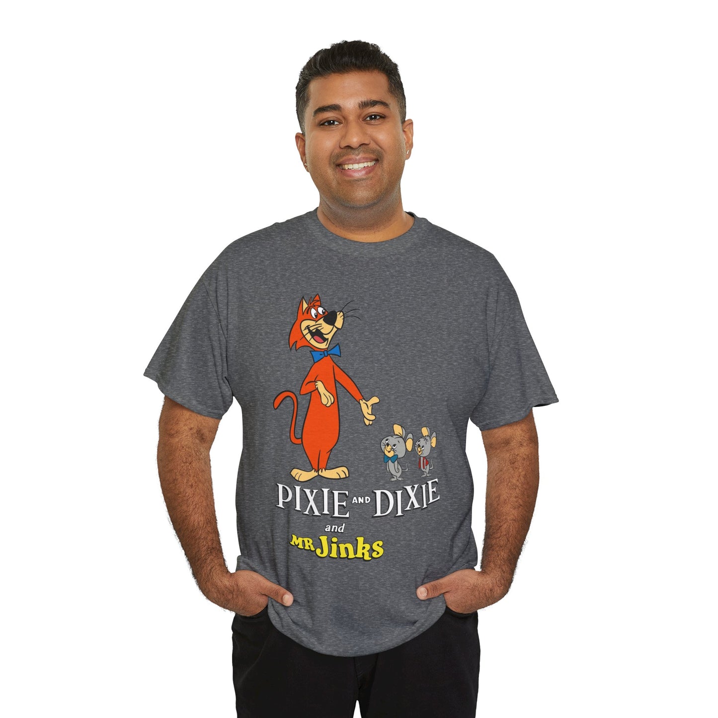 Pixie & Dixie & Mr Jinks T-Shirt - Classic Hanna-Barbera Saturday Morning Cartoon - I Hate Meeces to Pieces!