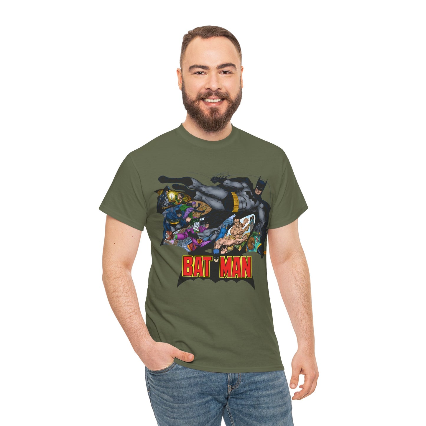 Batman T-Shirt - John Byrne Art - Joker, Catwoman, Ra's al Ghul, Talia - DC Comics - The Batcave