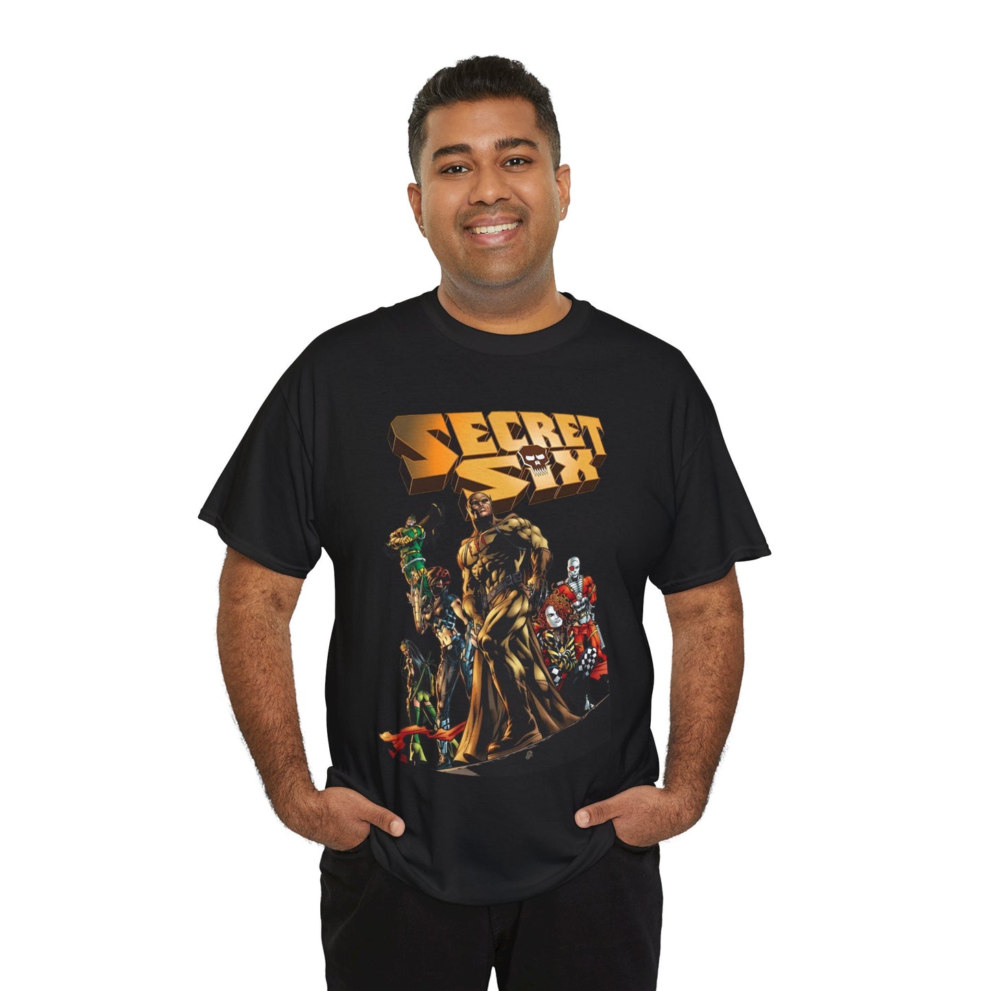 Secret Six T-Shirt - Gail Simoine Series - Catman, Ragdoll, Deadshot - DC Comics