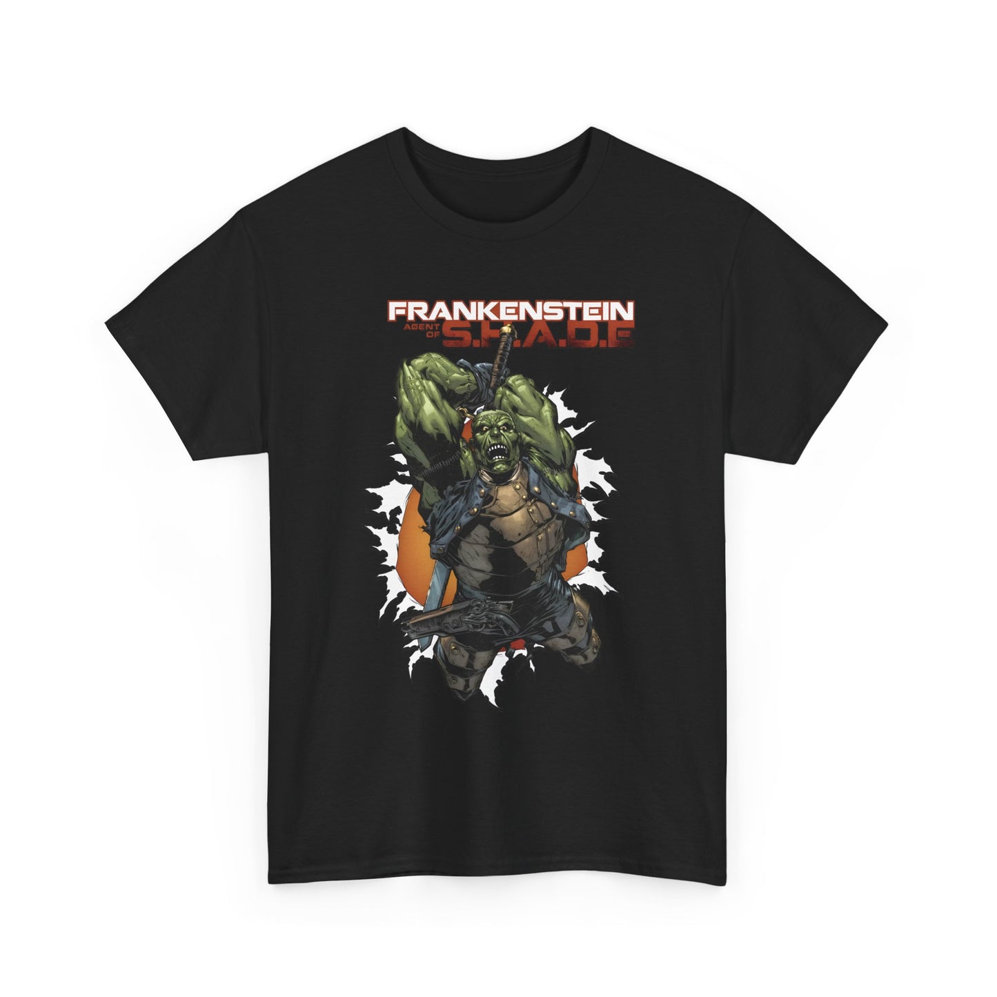 Frankenstein, Agent of SHADE T-Shirt - Alberto Ponticelli Art - New 52 Series - DC Comics