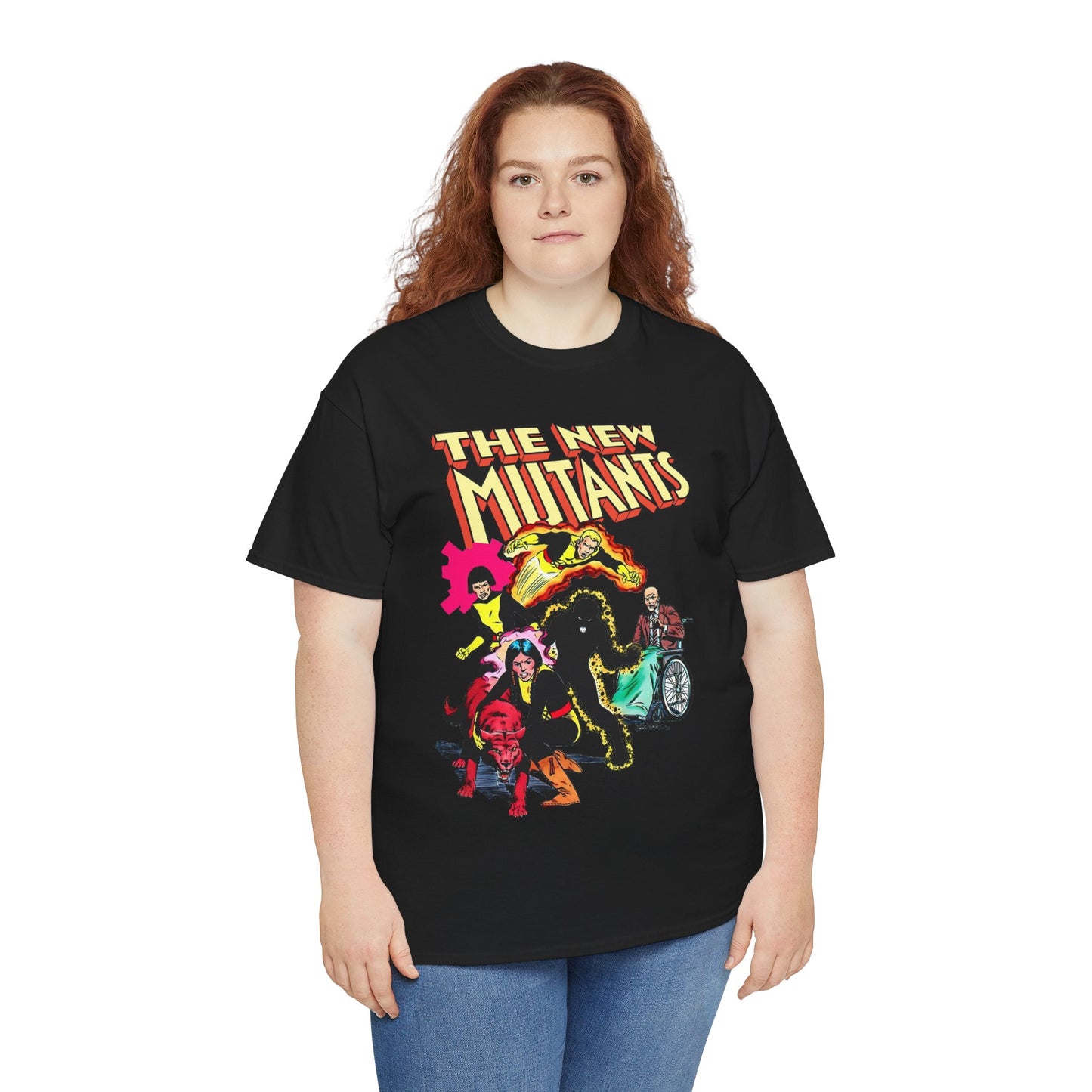 New Mutants T-Shirt - Sunspot, Cannonball, Mirage, Karma, Danni Moonstar - X-Men Characters - Marvel Comics - Mutant Students - Professor X
