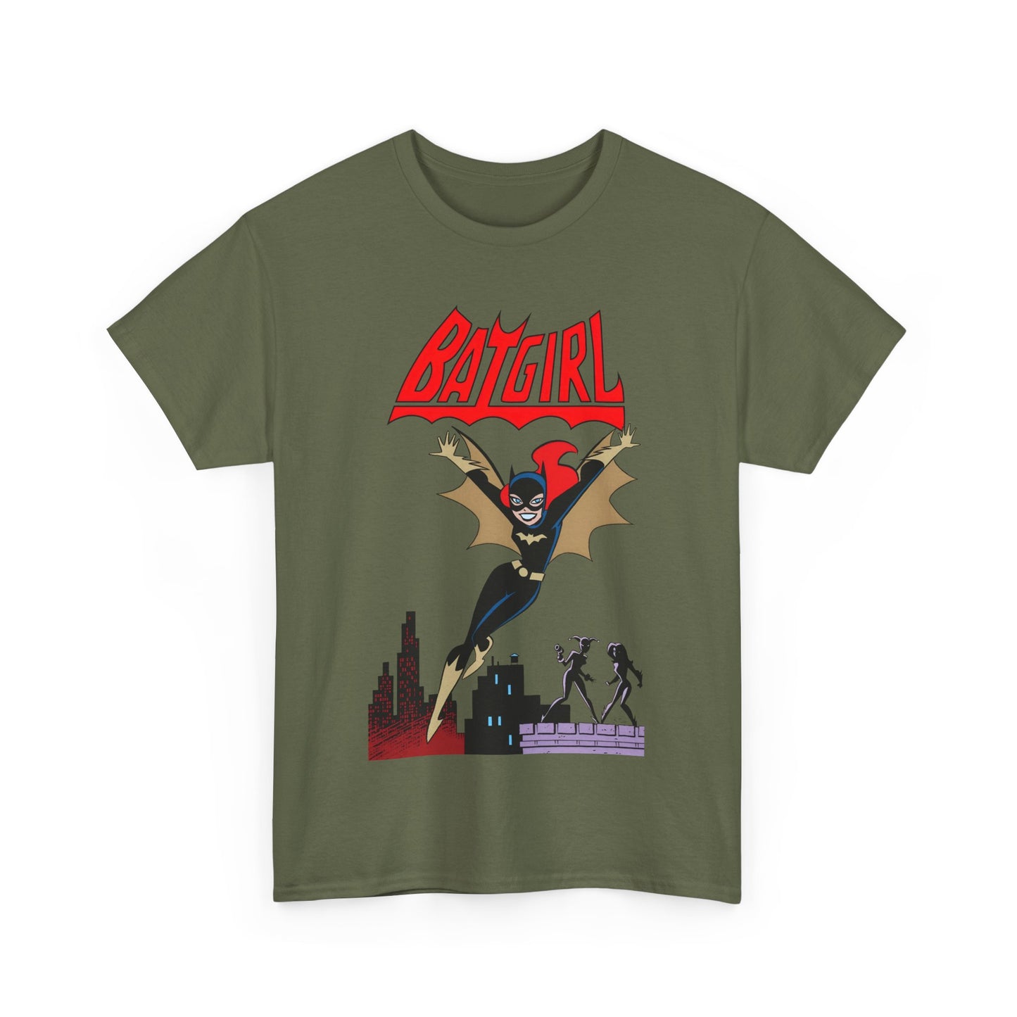 Batgirl T-Shirt - Bruce Timm Art - Batman Animated Series 1990s - Gotham City, Batman, Barbara Gordon - WB Cartoon - DC Comics