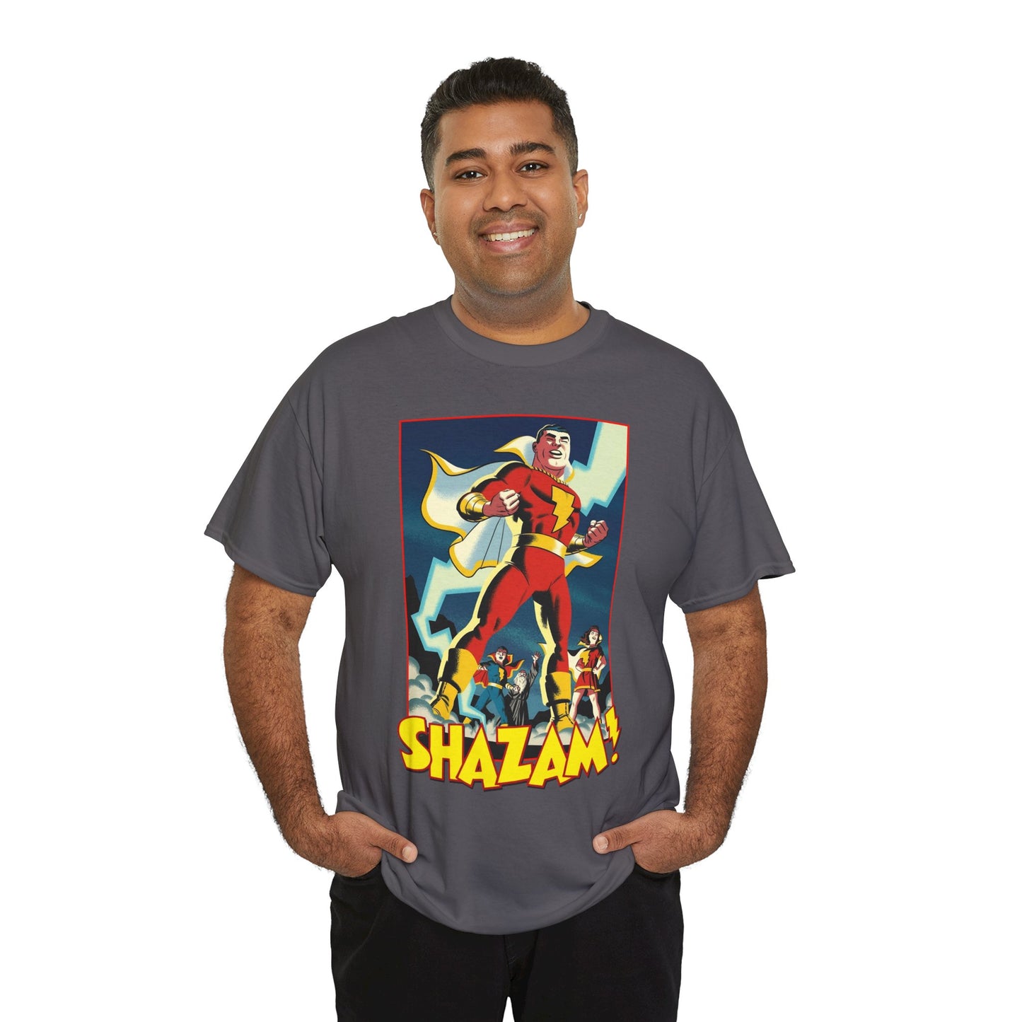 Shazam T-Shirt - Michael Cho Art - Marvel Family - Mary Marvel, Captain Marvel Jr - DC Comics