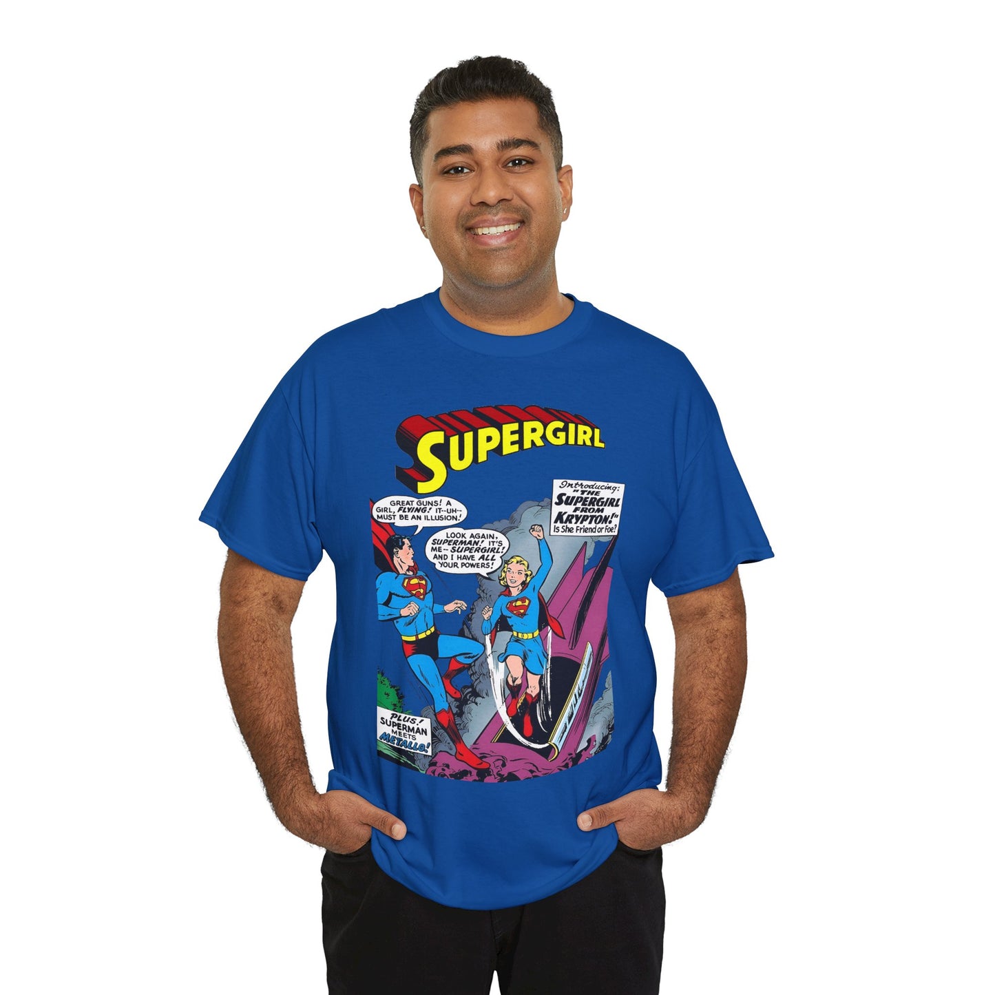 Supergirl T-Shirt - Action Comics #252 - 1st Appearance of Supergirl Cover Art - Kara from Kandor - DC Comics