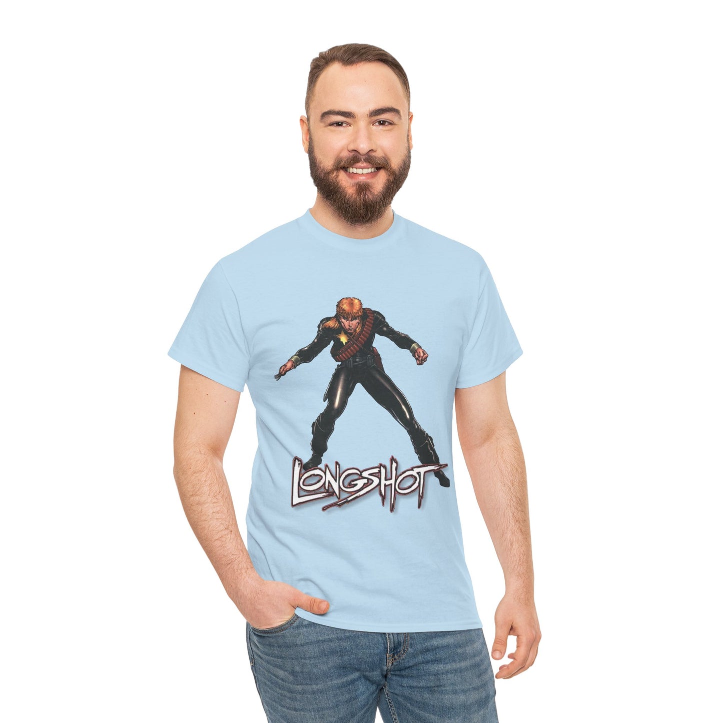 Longshot T-Shirt - Arthur Adams Art - Marvel Comics - Uncanny X-Men - Mojo Foe - Mutant Member - Popular 1980s Series - Mojoverse