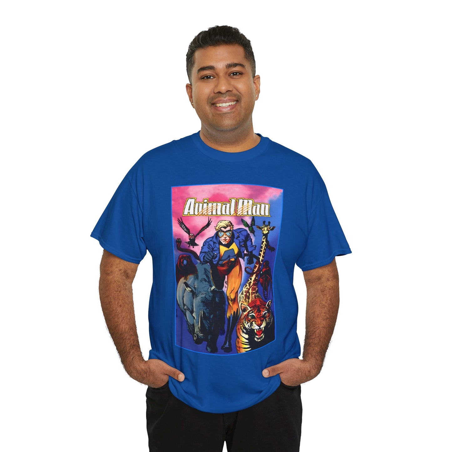 Animal Man T-Shirt - Brian Bolland Art - #1 Cover Art - Buddy Baker - DC Comics, Vertigo Comics