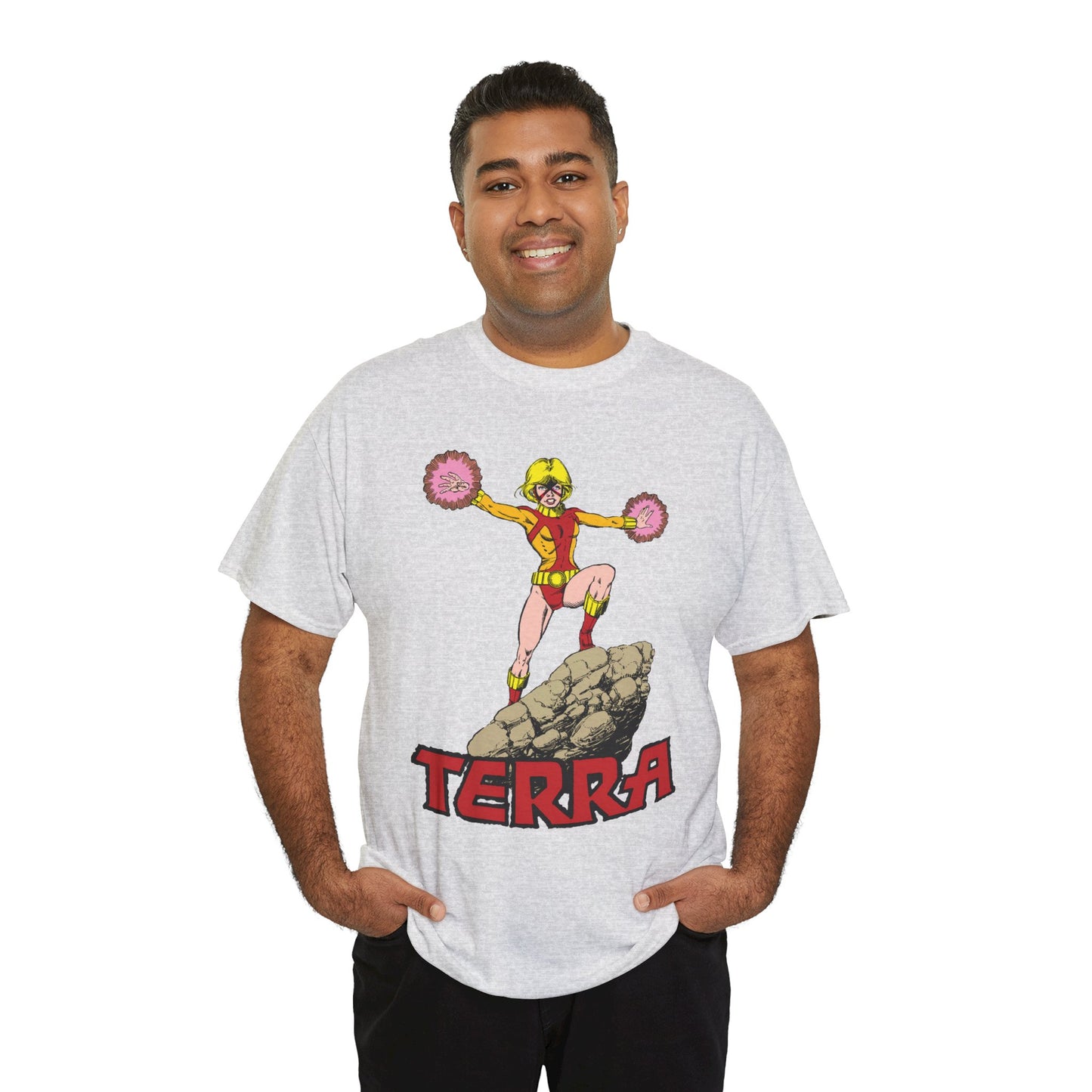 Terra T-Shirt - George Perez Art - - New Teen Titans & Traitor - Judas Contract - Tara Markov, Sister to Geo-Force - Deathstroke Ally - DC Comics