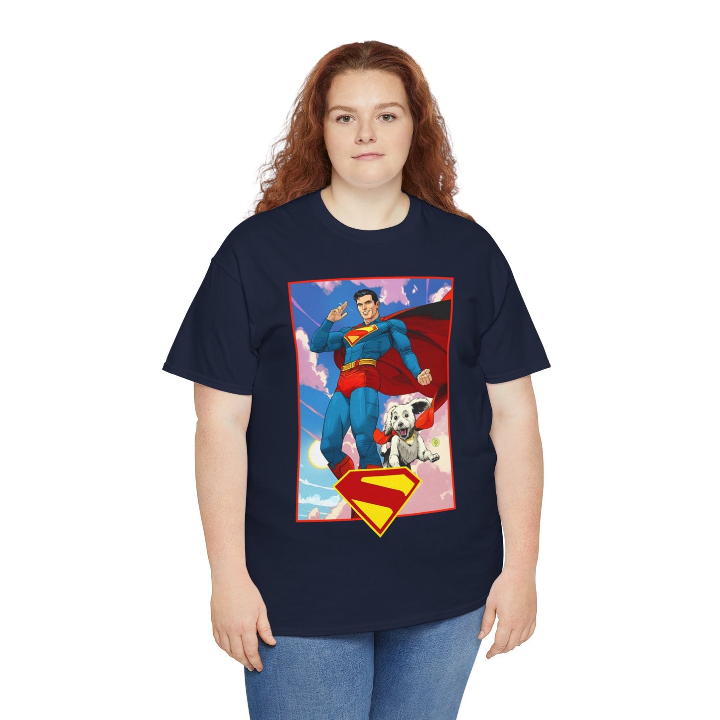 Superman & Krypto T-Shirt - DC Comics - New James Gunn Movie 2025 - Dan Mora Art - Man of Steel